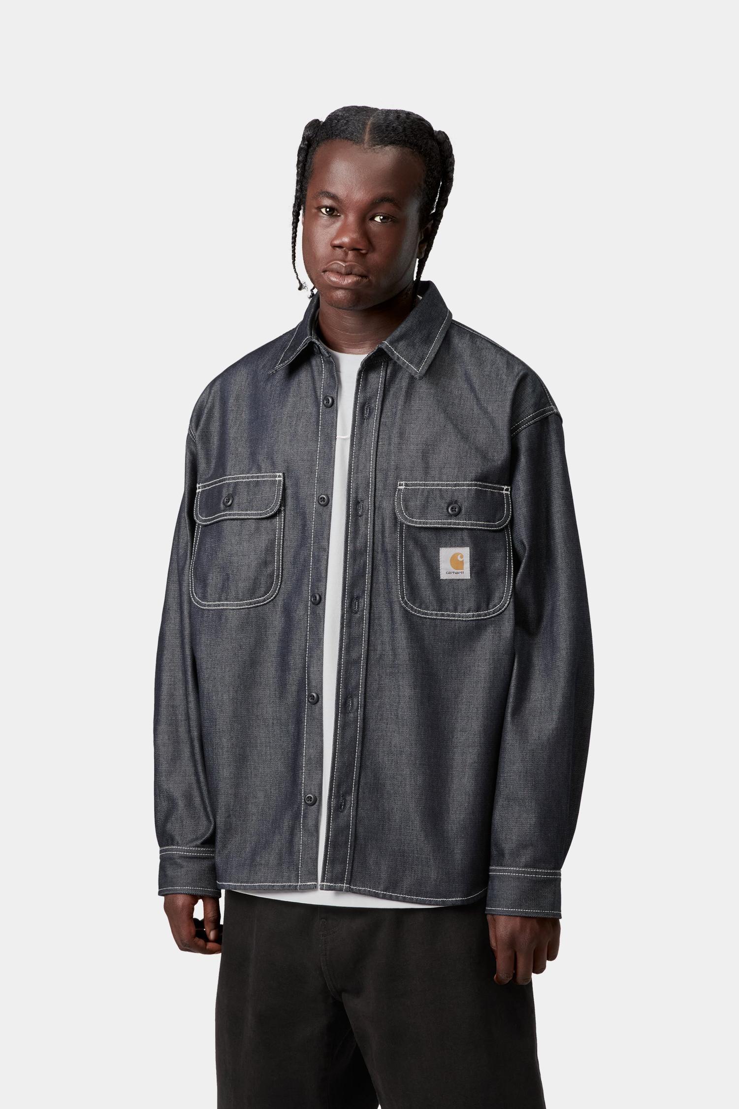 Tigan Shirt Jacket Blue (Rigid)