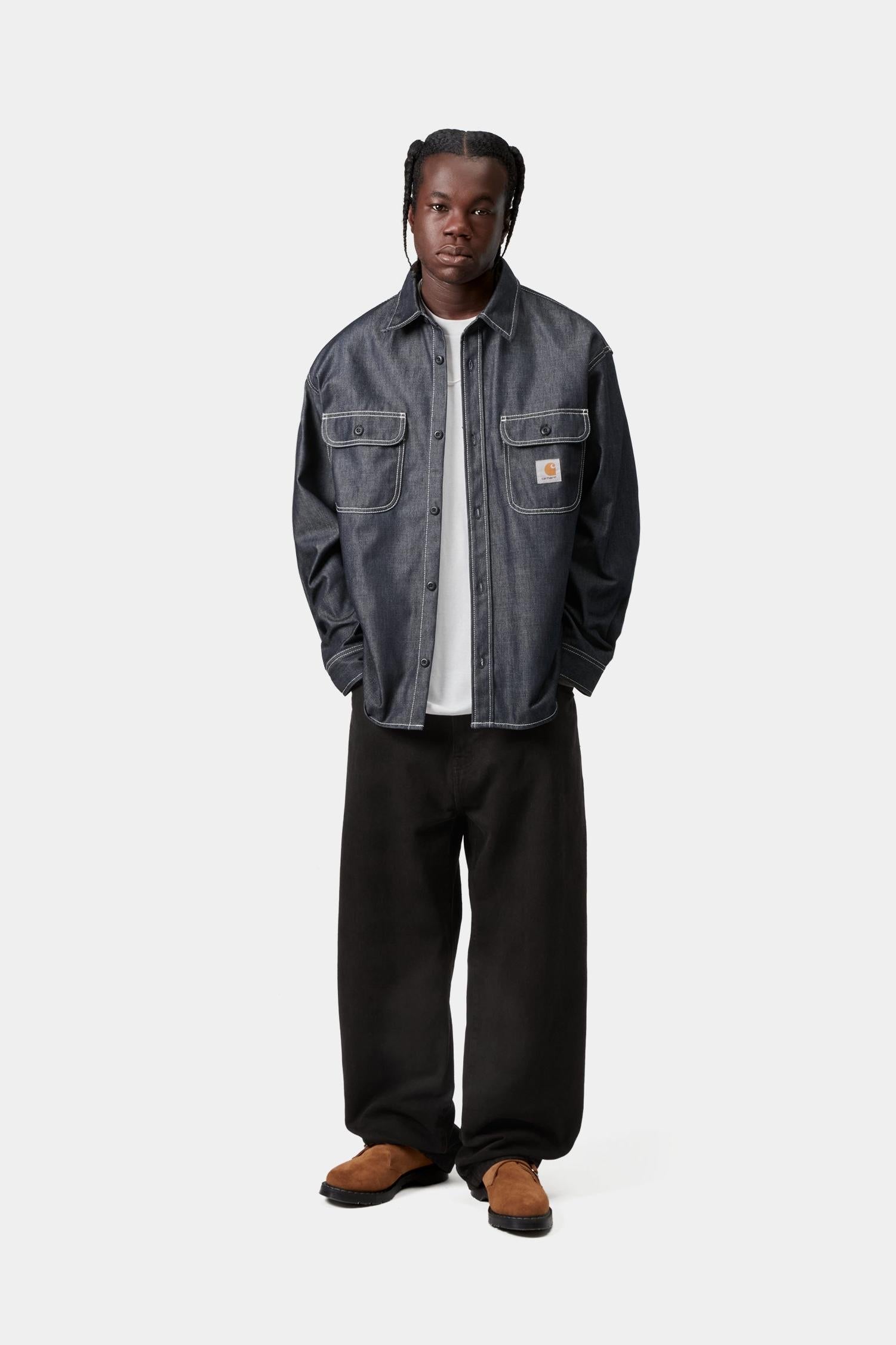 Tigan Shirt Jacket Blue (Rigid)