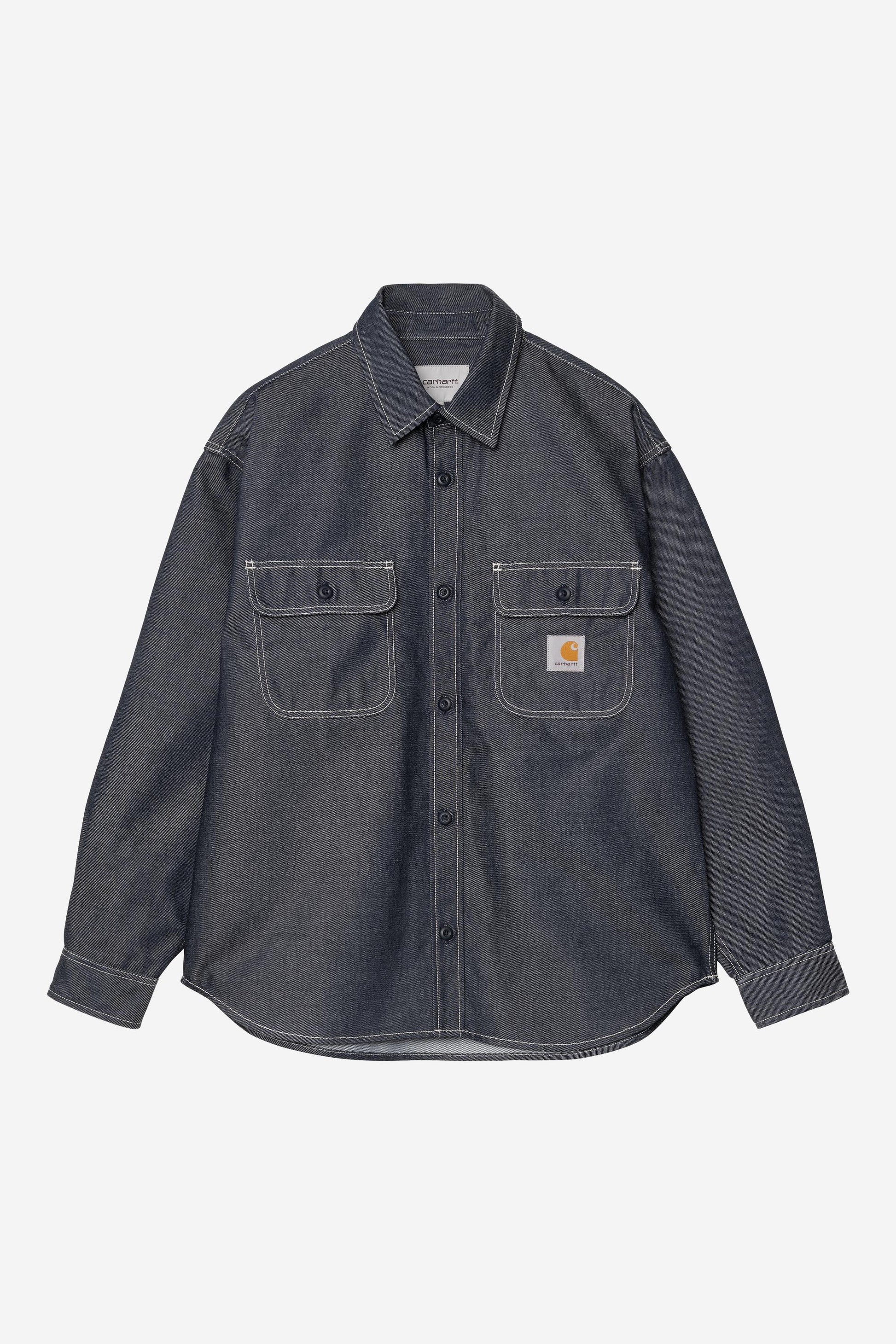 Tigan Shirt Jacket Blue (Rigid)