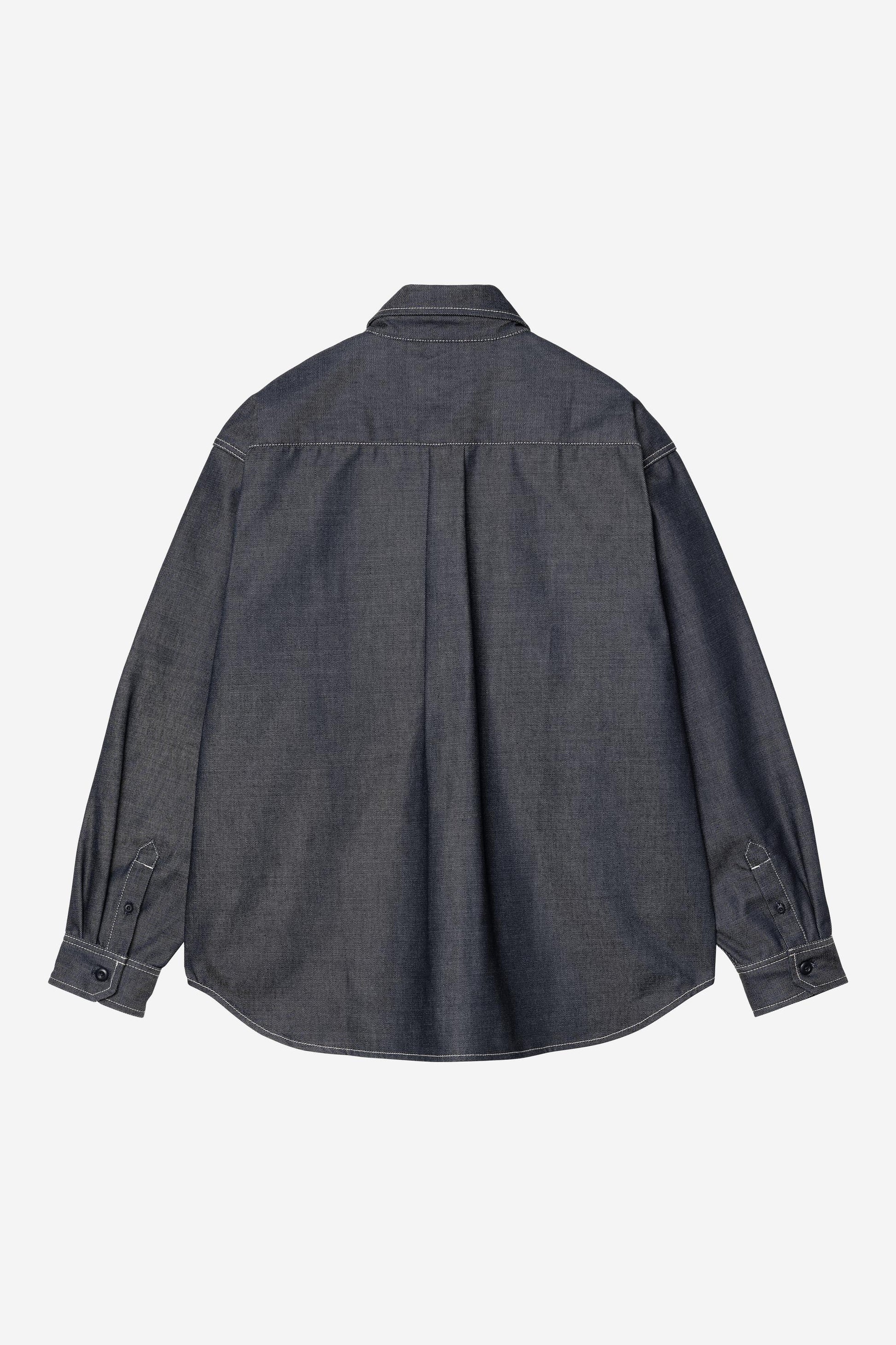 Tigan Shirt Jacket Blue (Rigid)