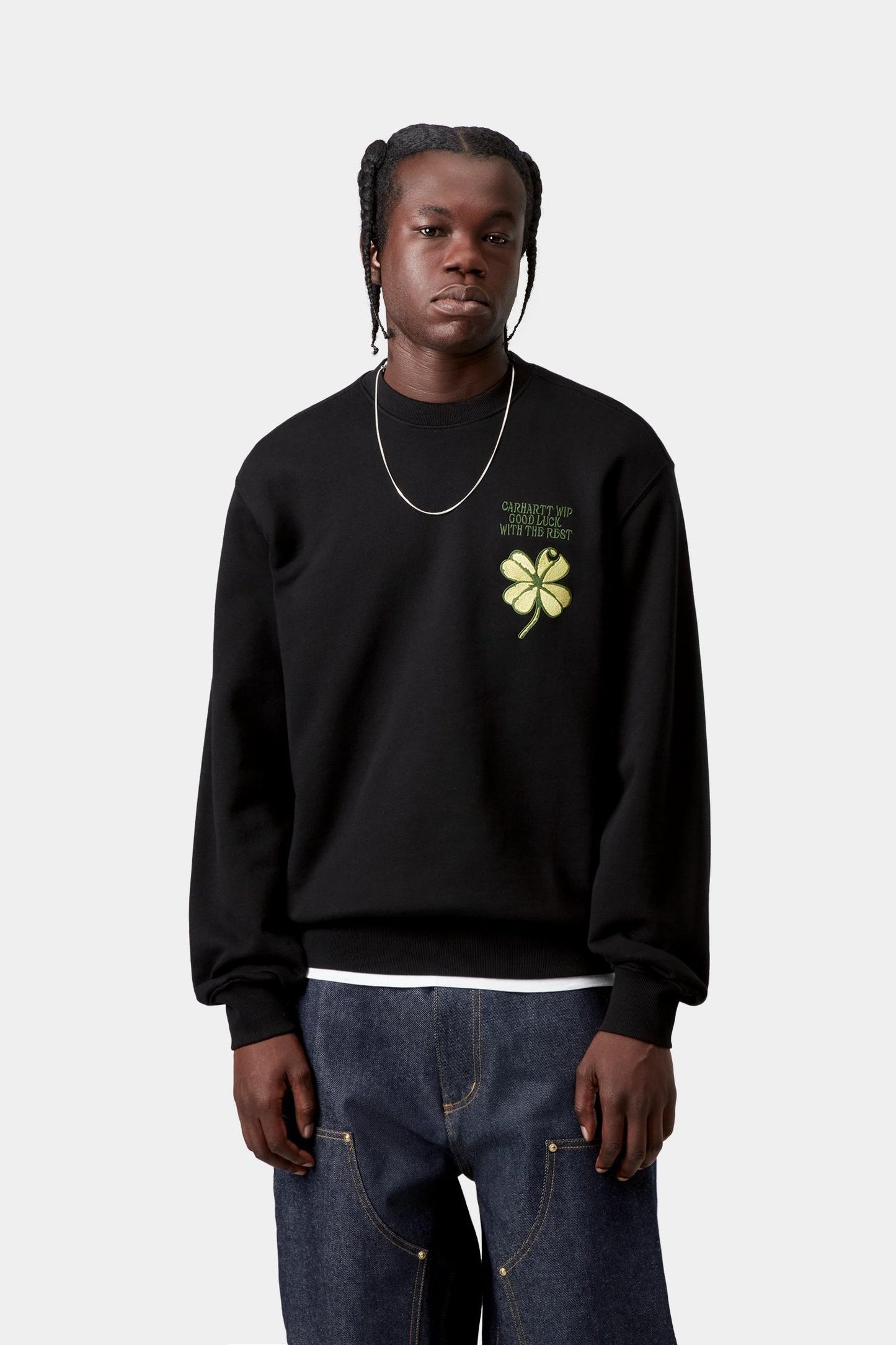Clover Sweatshirt Black