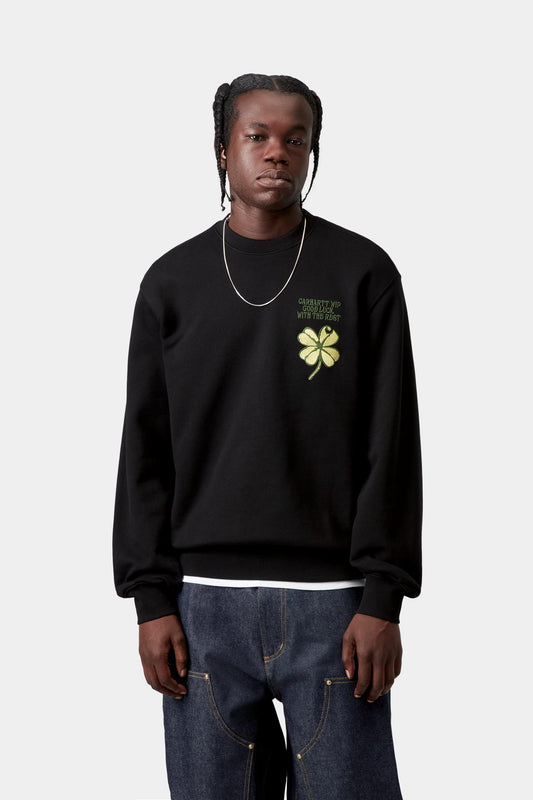Clover Sweatshirt Black