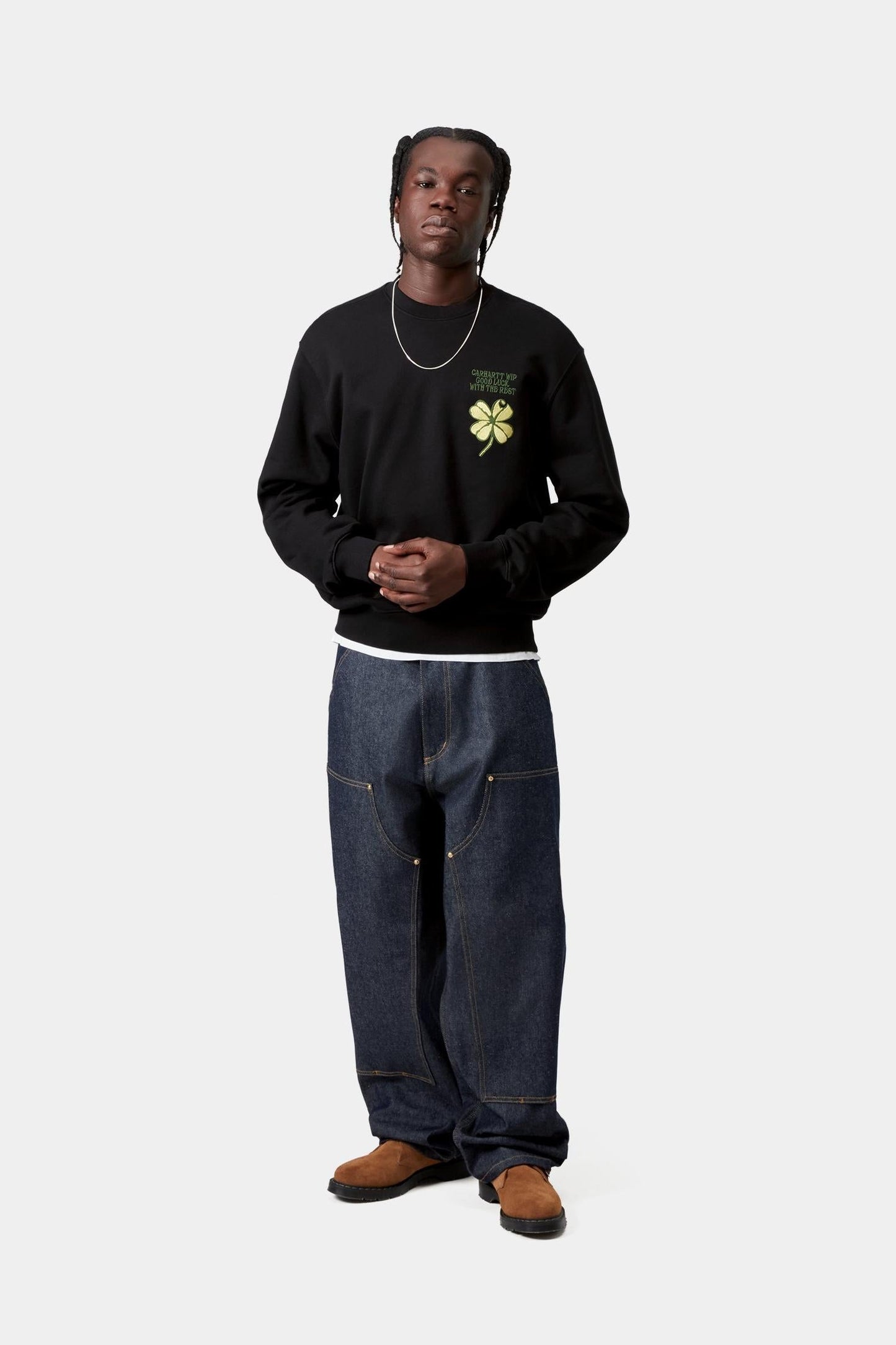 Clover Sweatshirt Black