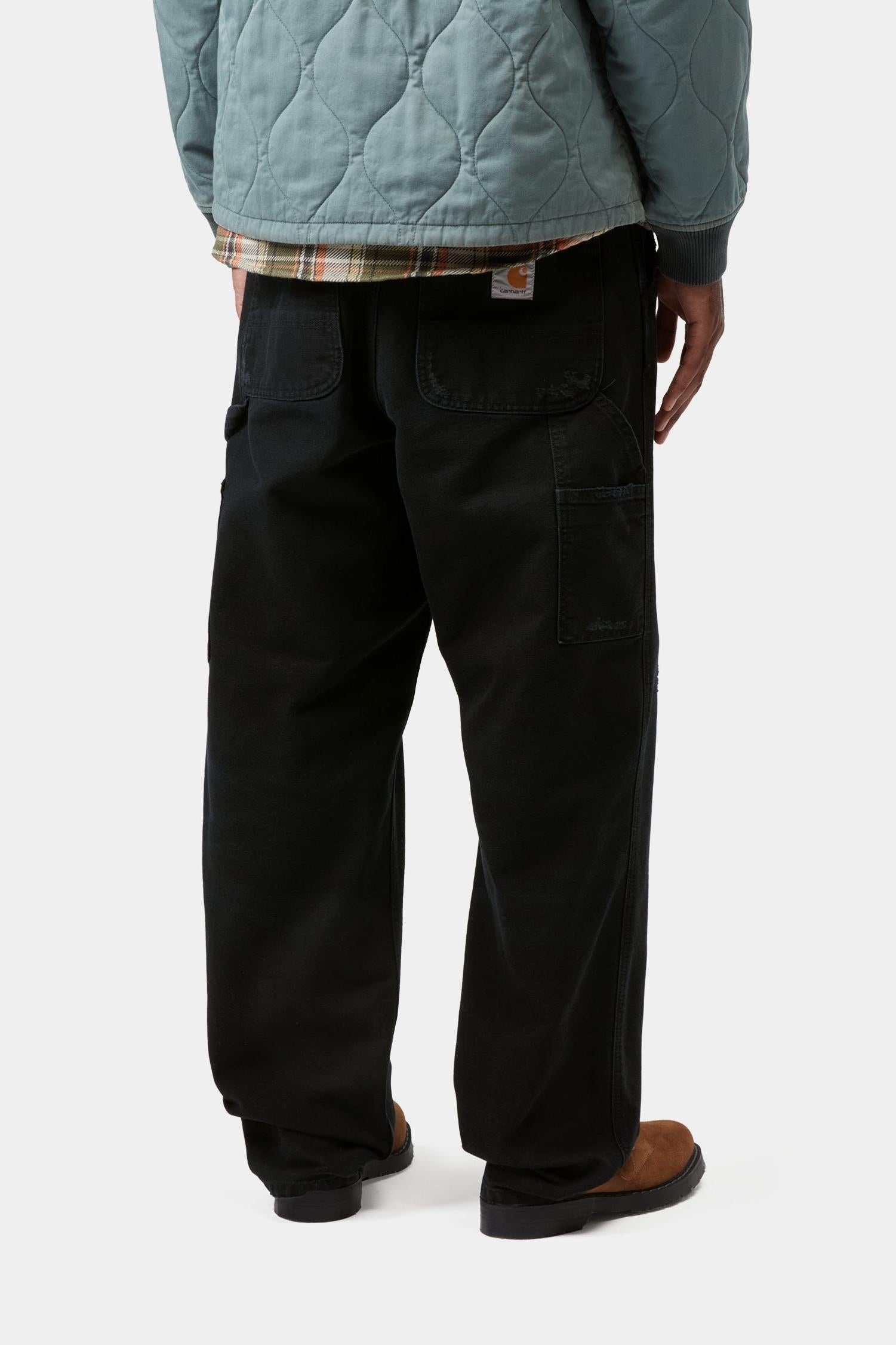 Single Knee Pant Black (Grind Wash)