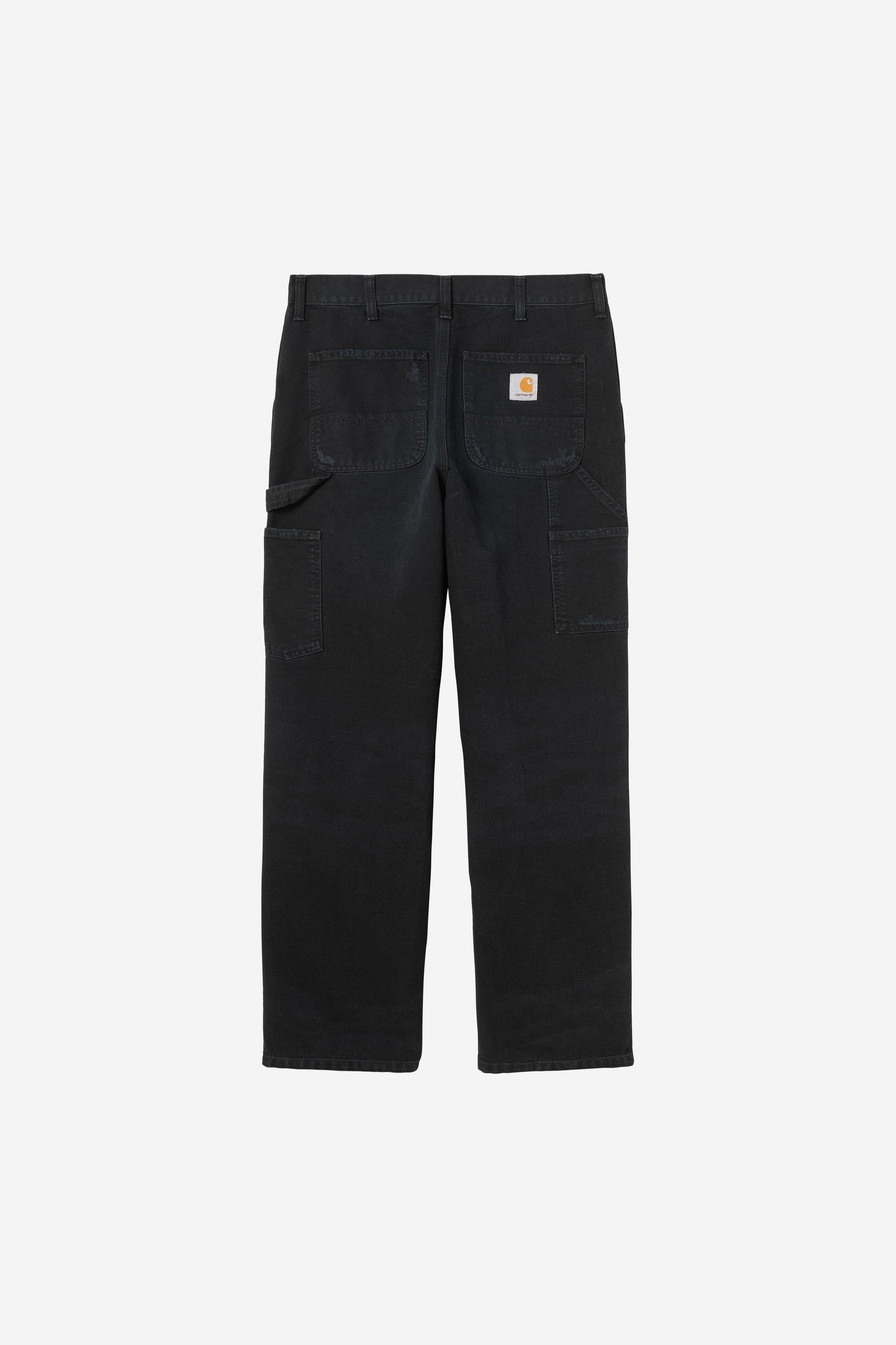 Single Knee Pant Black (Grind Wash)