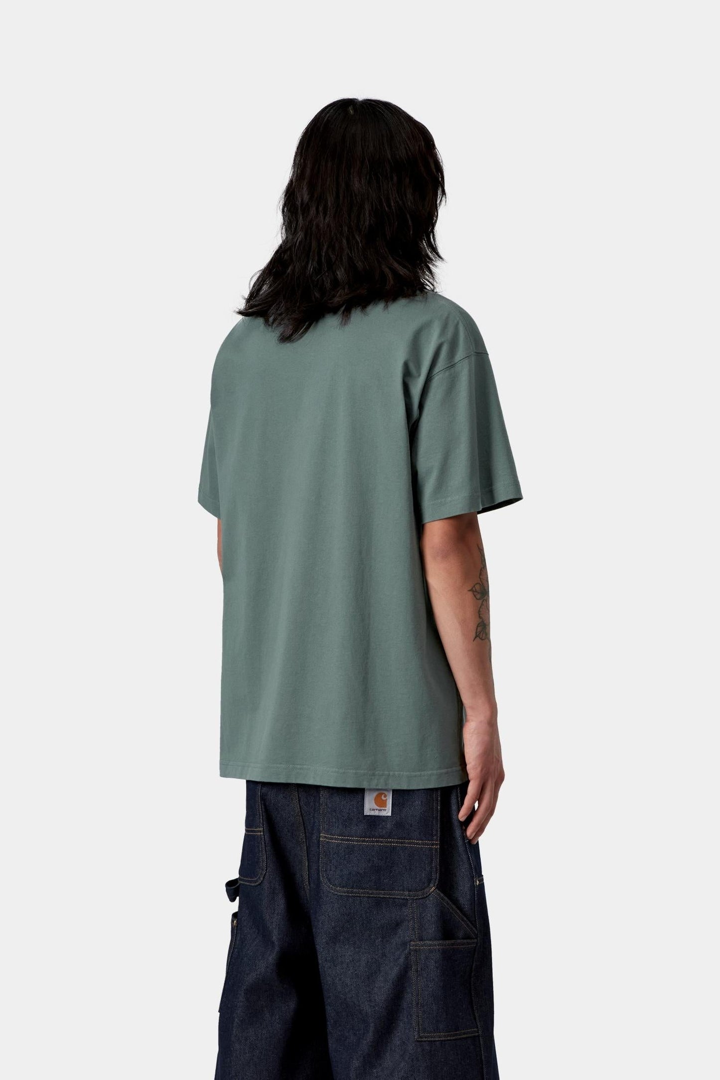 Heavy Duty T-Shirt Velvet Green (Heavy Enzyme Wash)