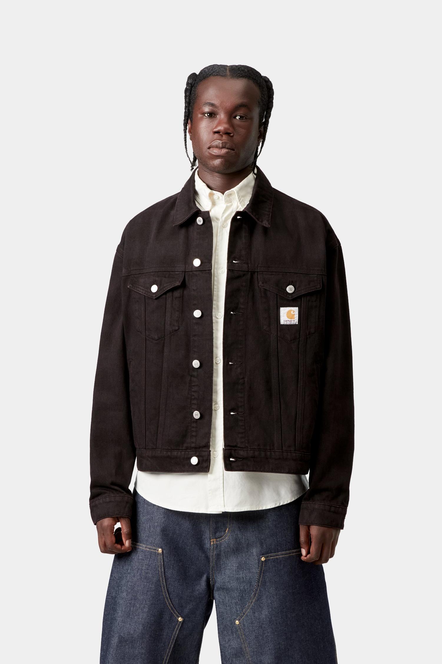 Everson Trucker Jacket Black / Palisander