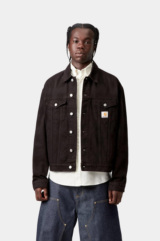 Everson Trucker Jacket Black / Palisander