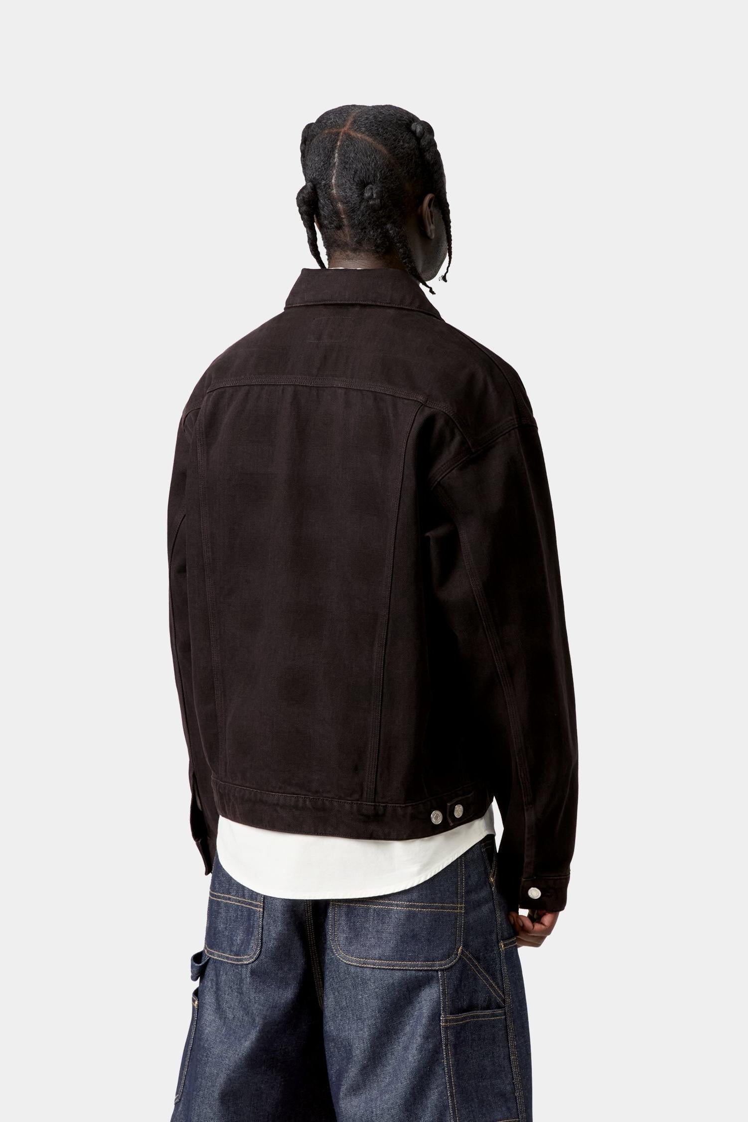 Everson Trucker Jacket Black / Palisander