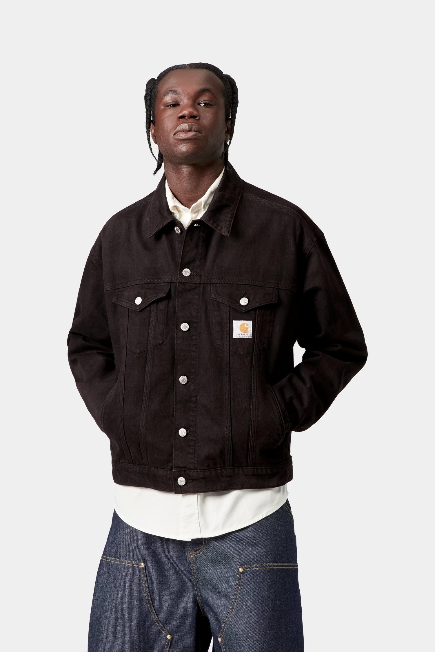 Everson Trucker Jacket Black / Palisander