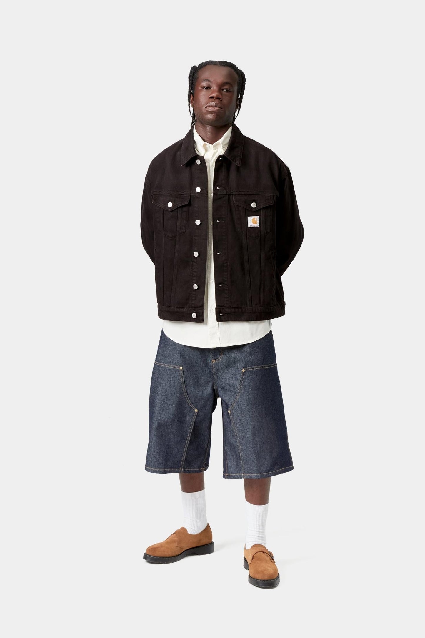 Everson Trucker Jacket Black / Palisander