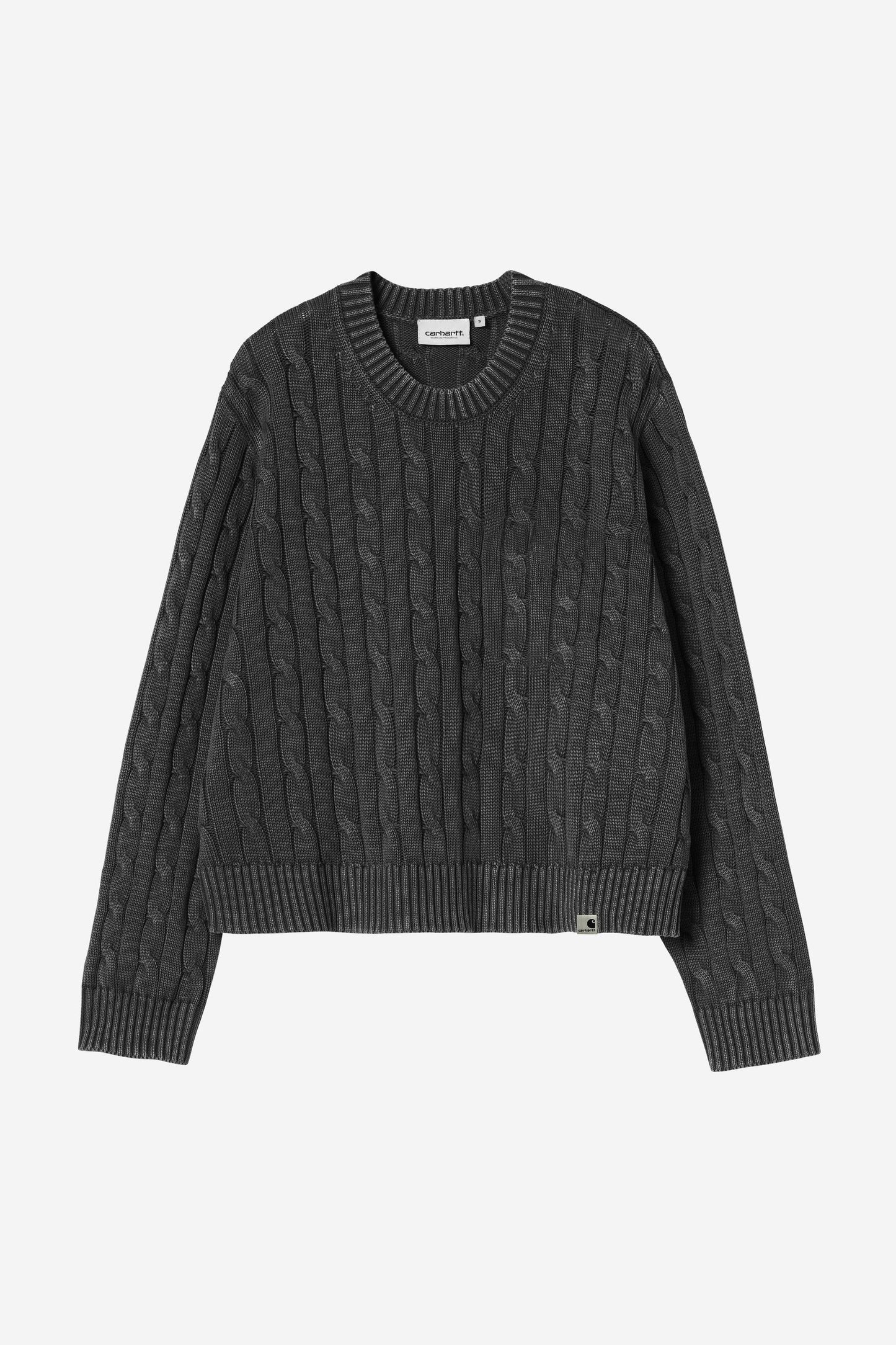 Carter Sweater Black (Garment Dyed)