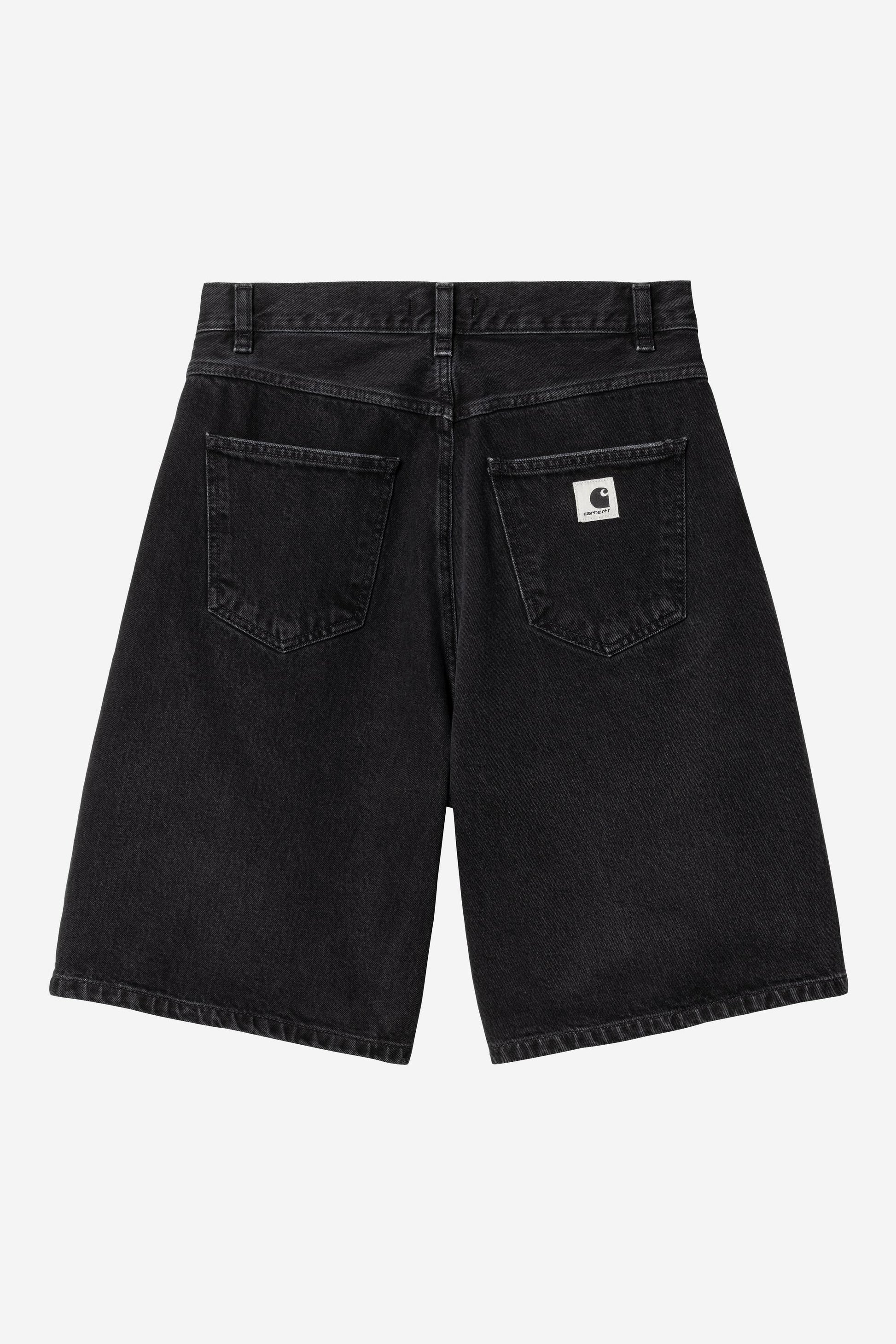 Brandon Short Black (Stone Washed)