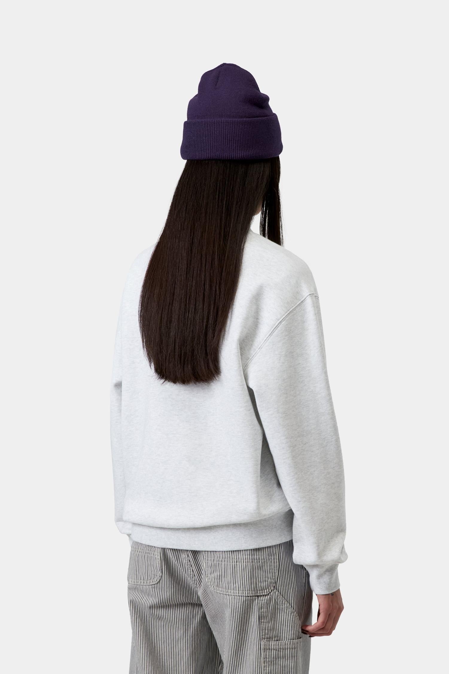 Carhartt Sweatshirt Ash Heather / Velvet Green
