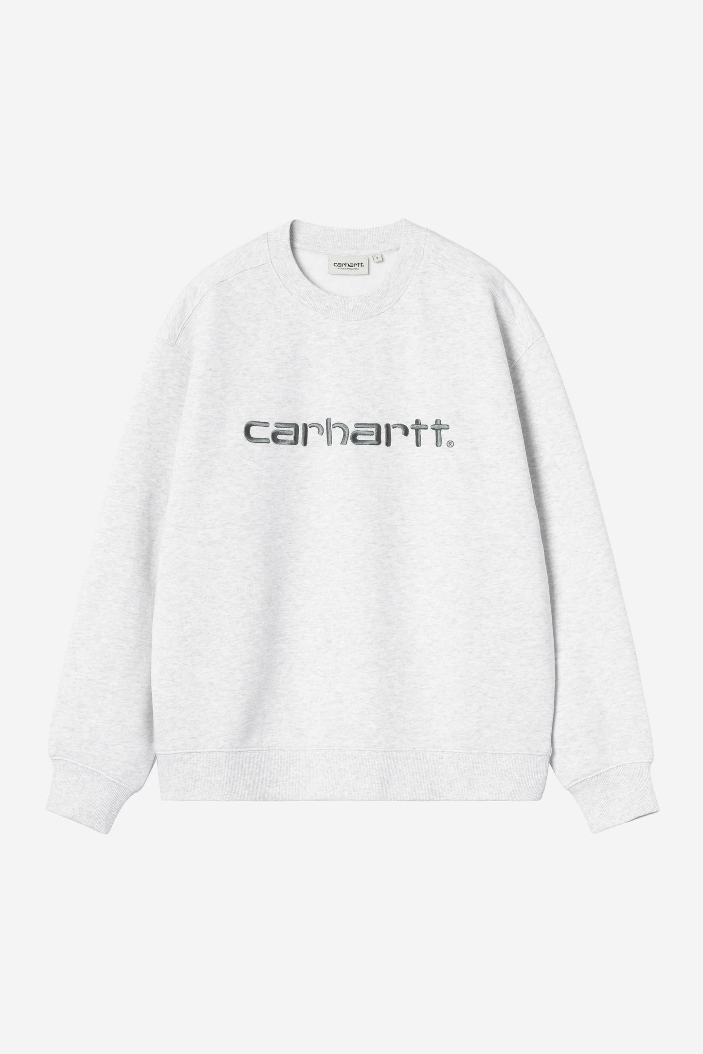 Carhartt Sweatshirt Ash Heather / Velvet Green