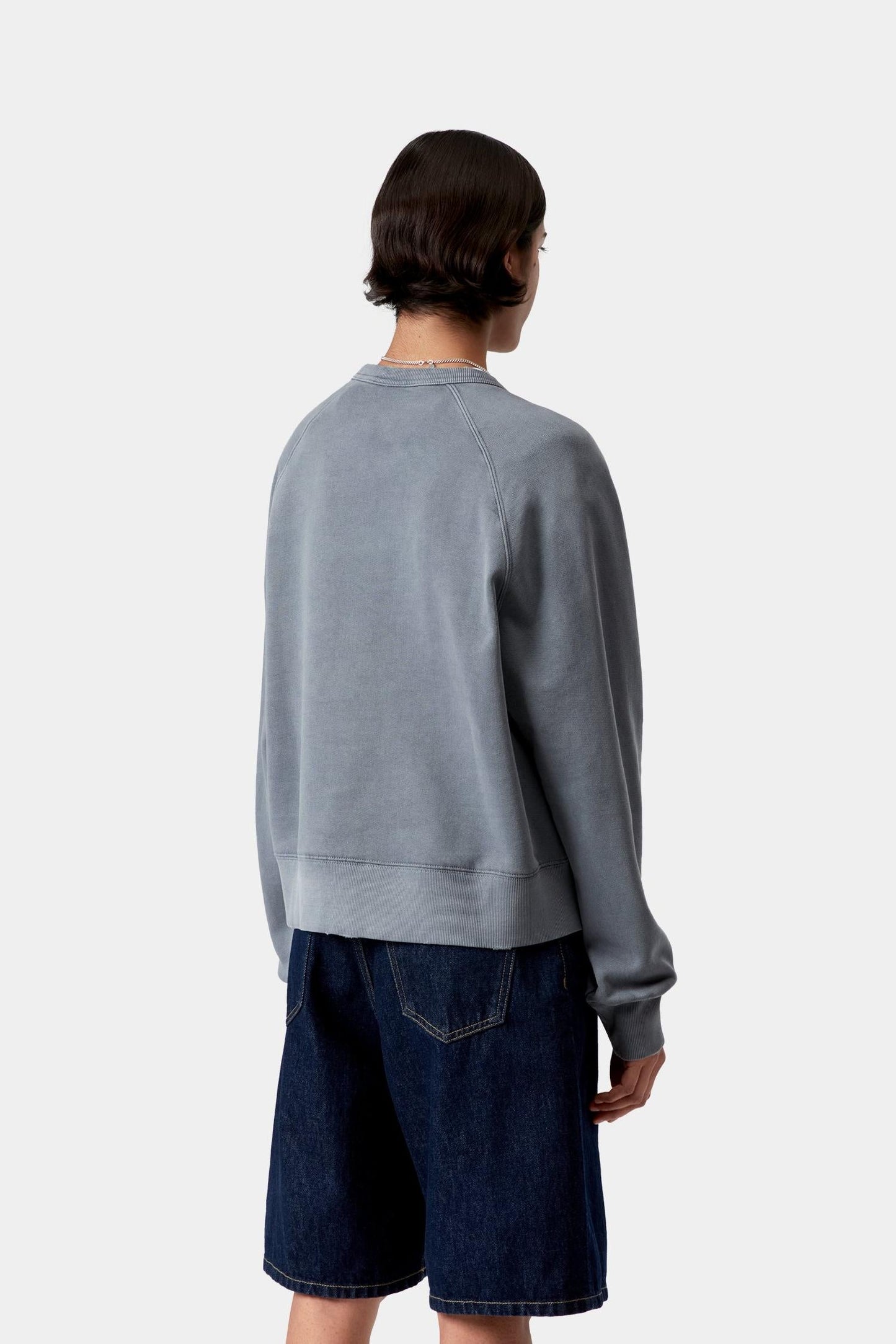 Torion Sweatshirt Office Blue (Grind Wash)