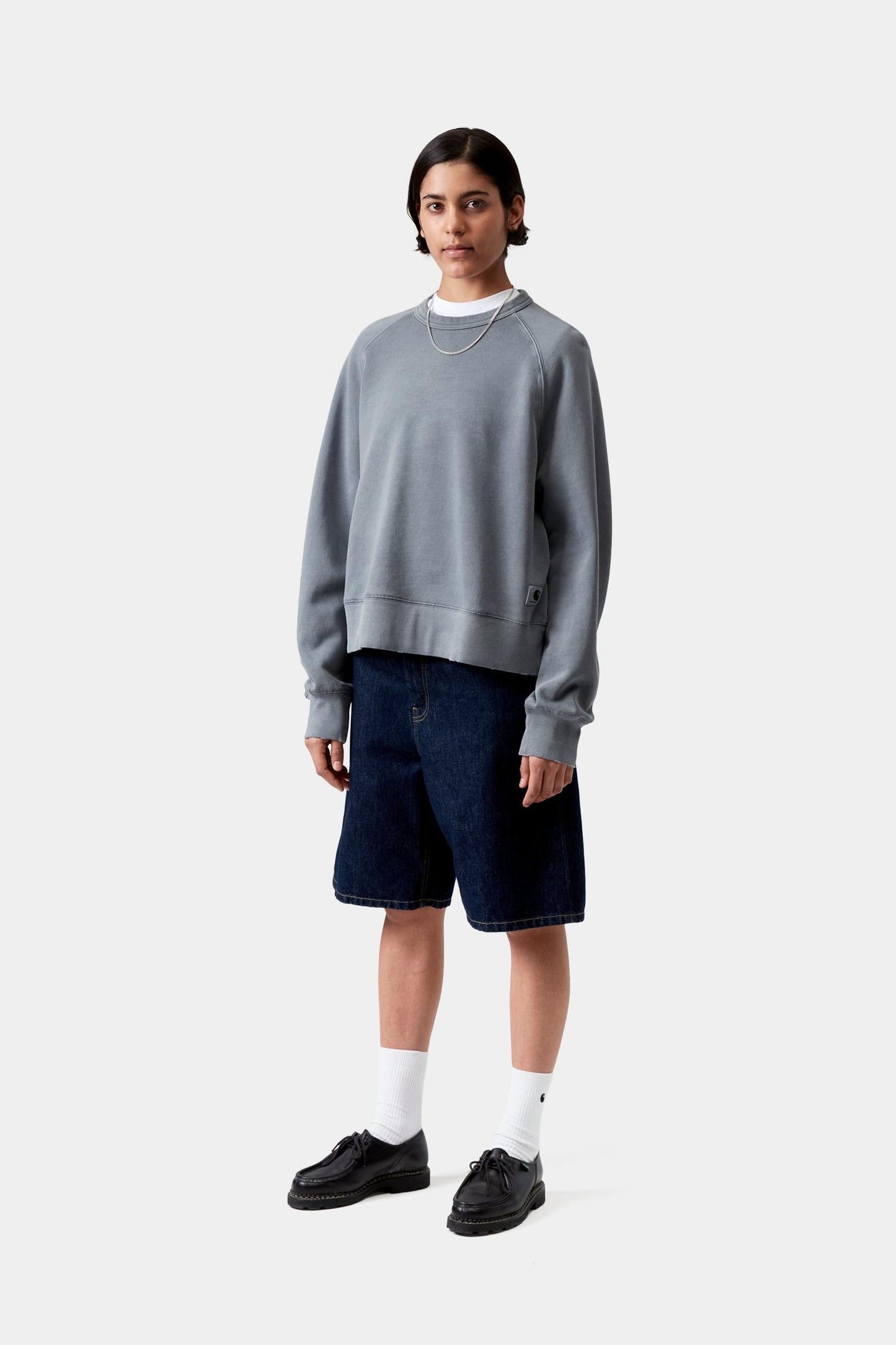 Torion Sweatshirt Office Blue (Grind Wash)