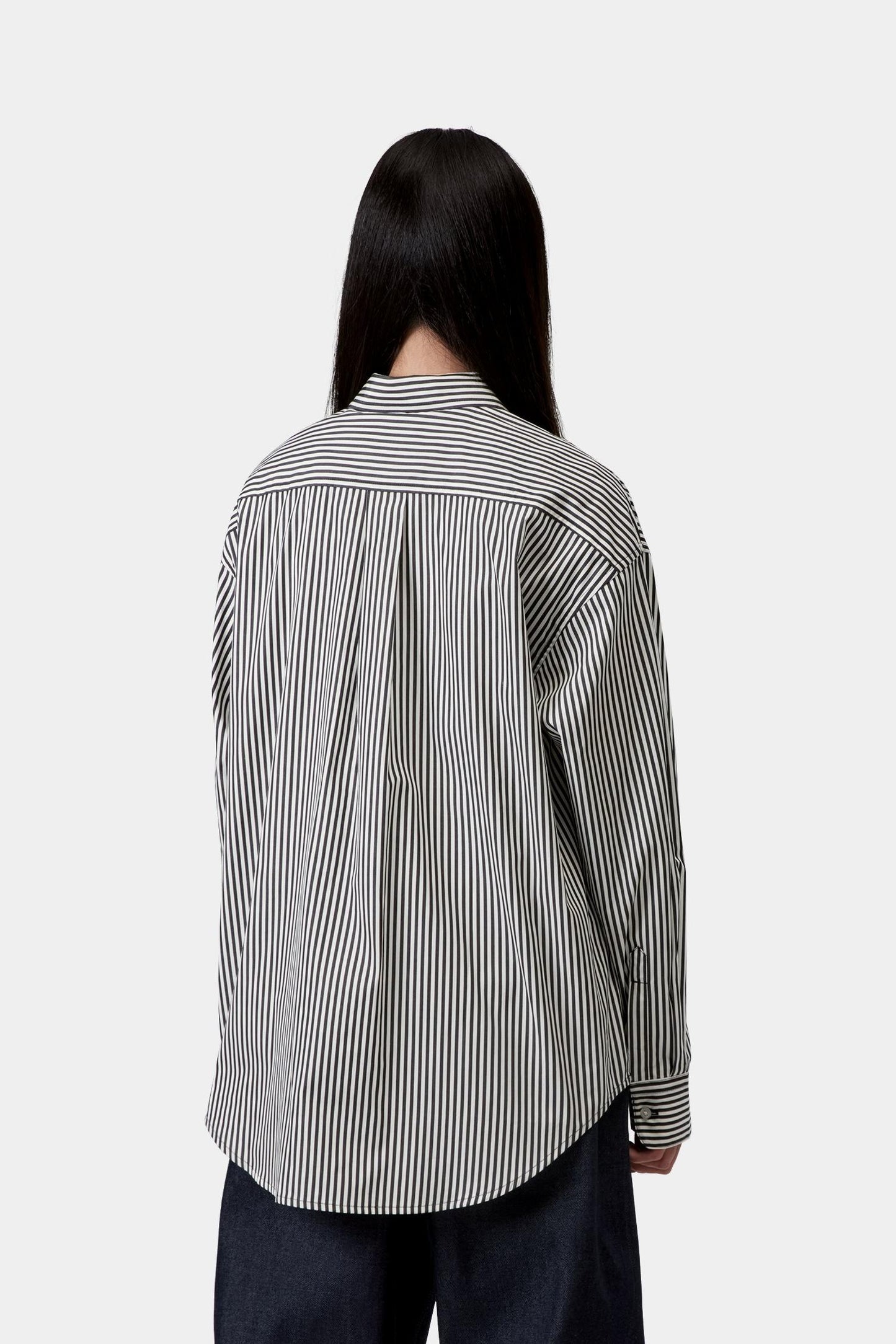 Women's Daldry Stripe Shirt Black / Wax