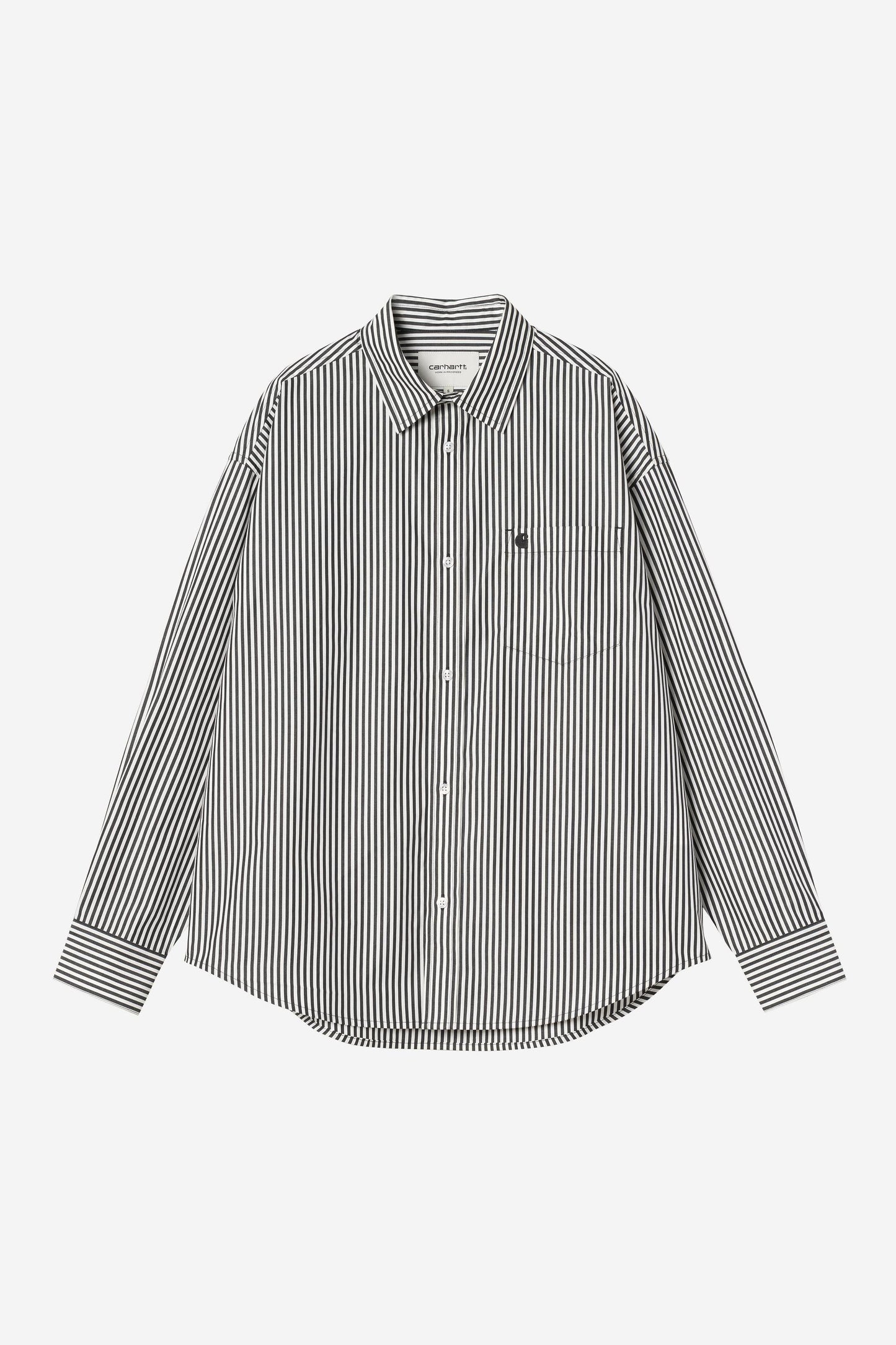 Women's Daldry Stripe Shirt Black / Wax