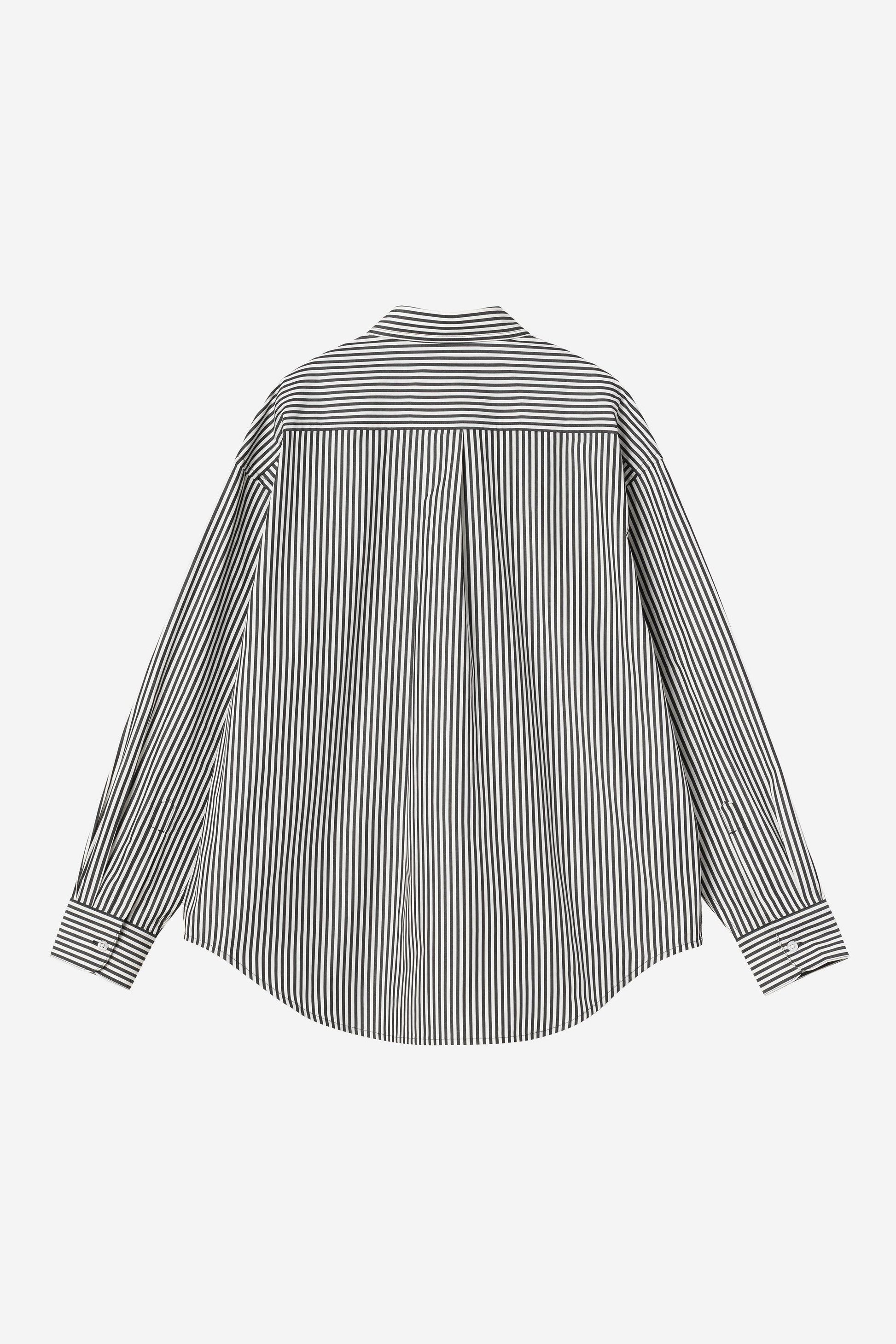 Women's Daldry Stripe Shirt Black / Wax
