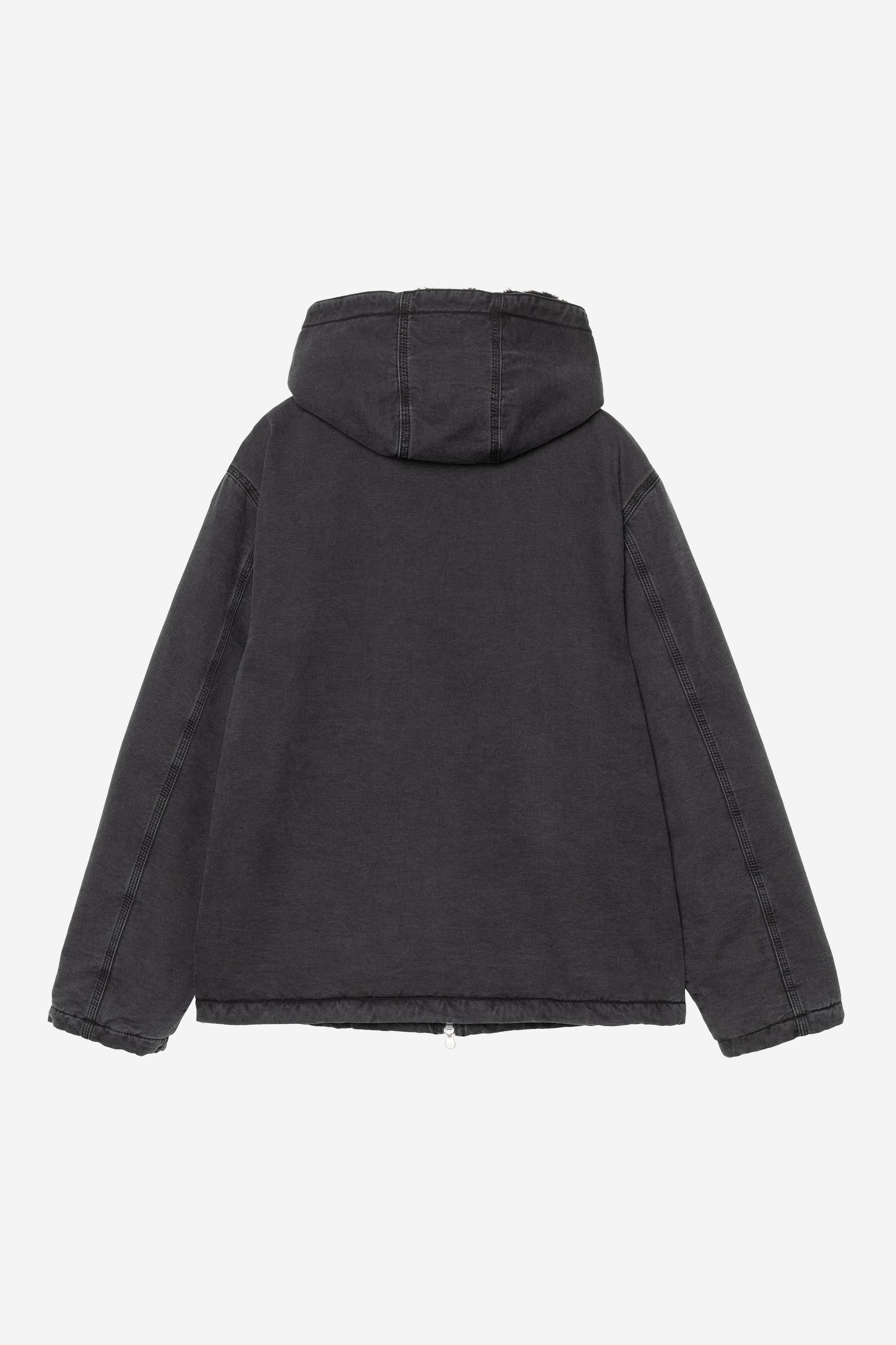 Hooded Mitch Jacket Black (Dusky Canvas)