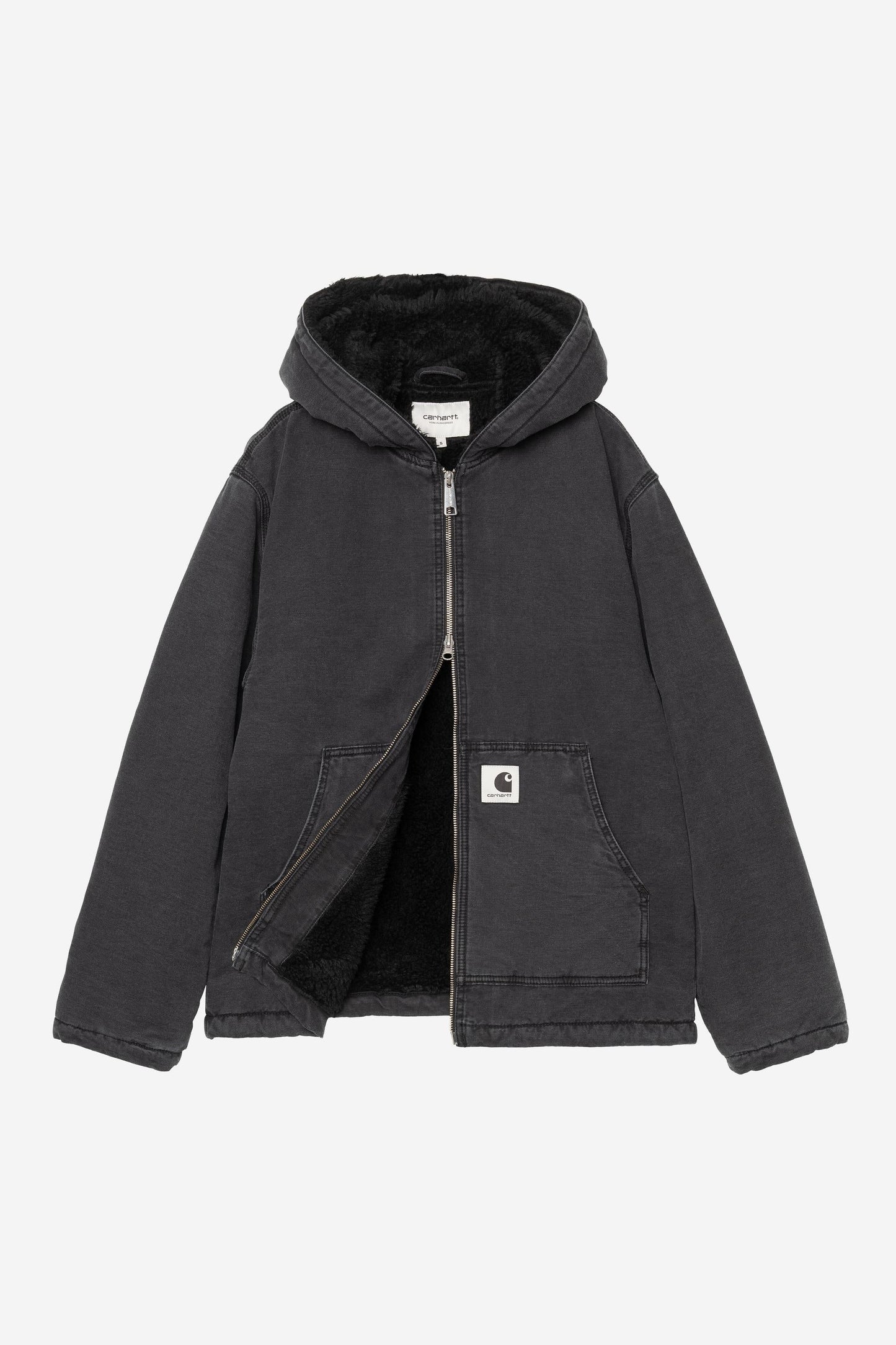 Hooded Mitch Jacket Black (Dusky Canvas)
