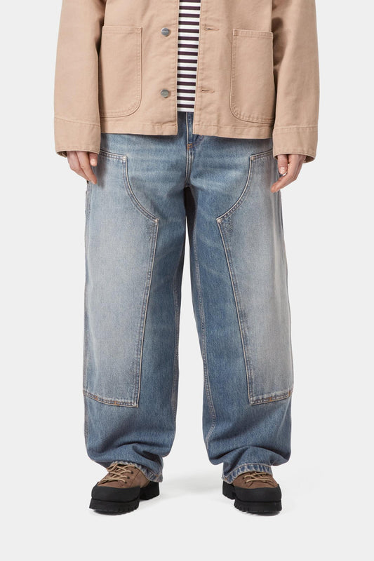 Brandon Double Knee Pant Blue (Grind Wash)