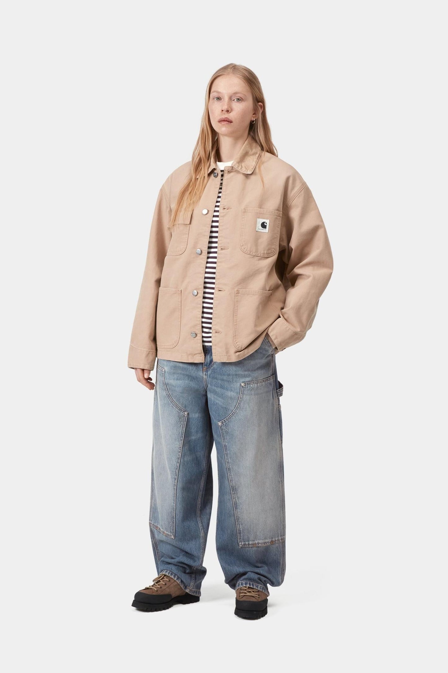 Brandon Double Knee Pant Blue (Grind Wash)