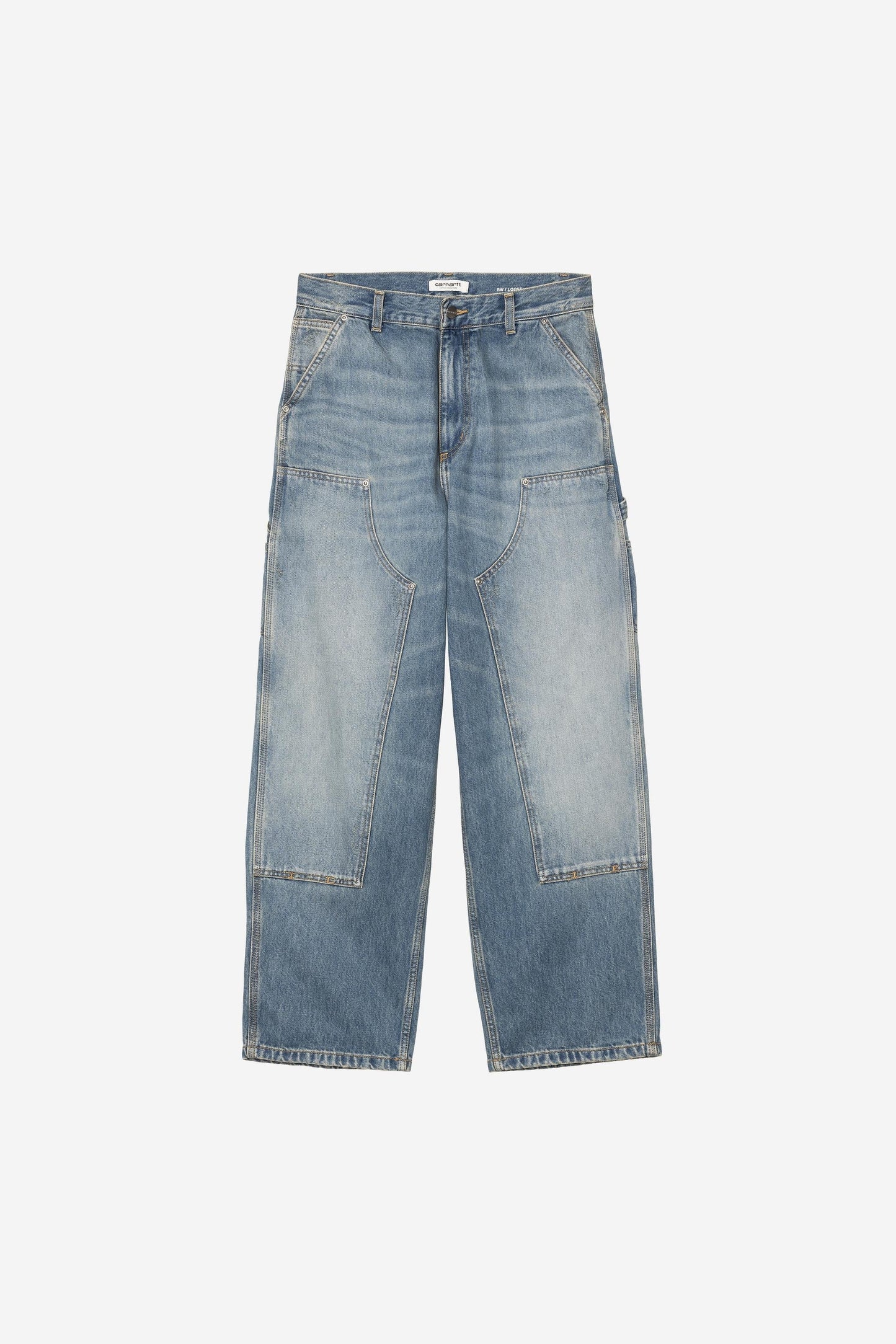 Brandon Double Knee Pant Blue (Grind Wash)