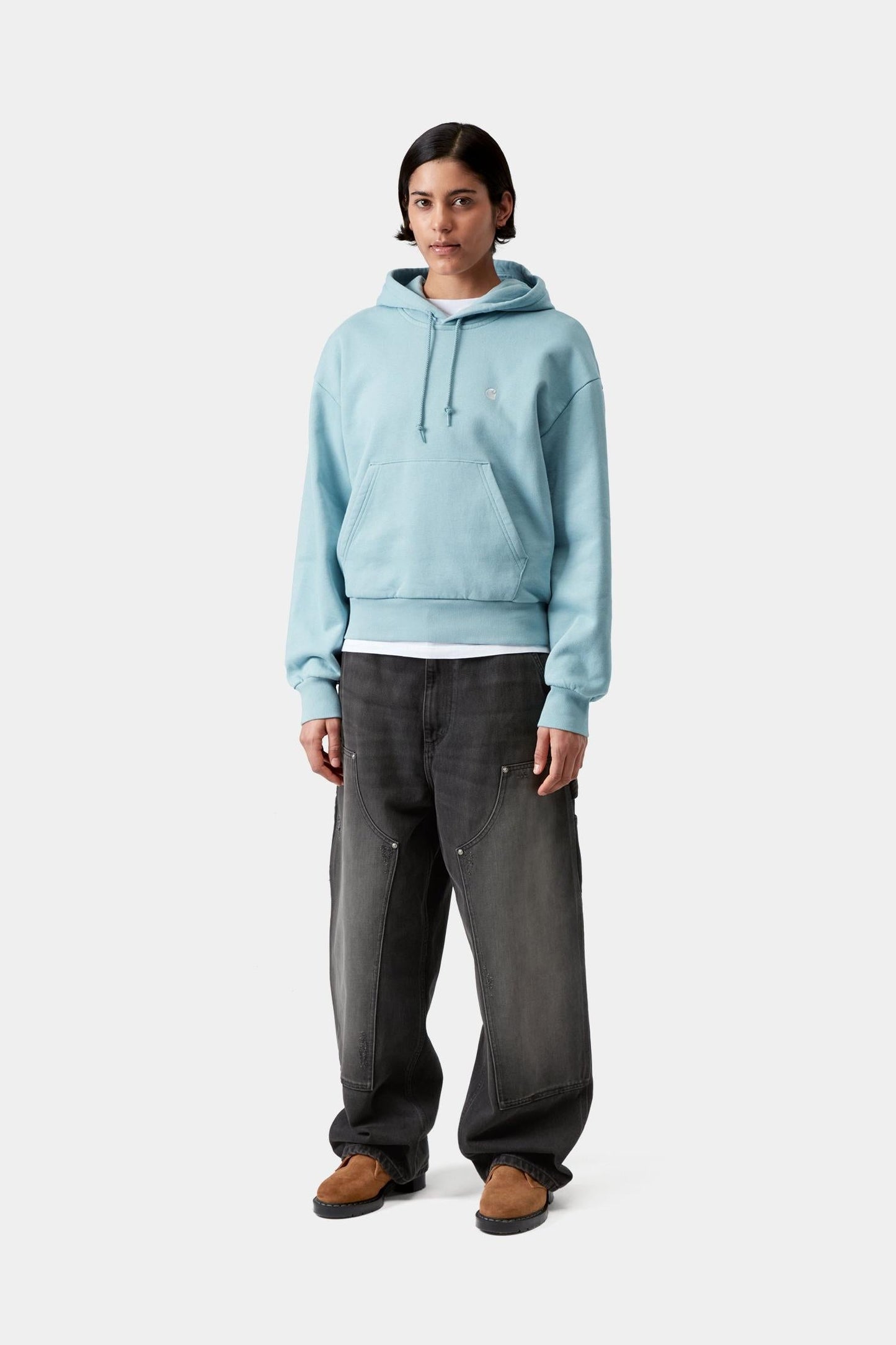 Brandon Double Knee Pant Black (Grind Wash)