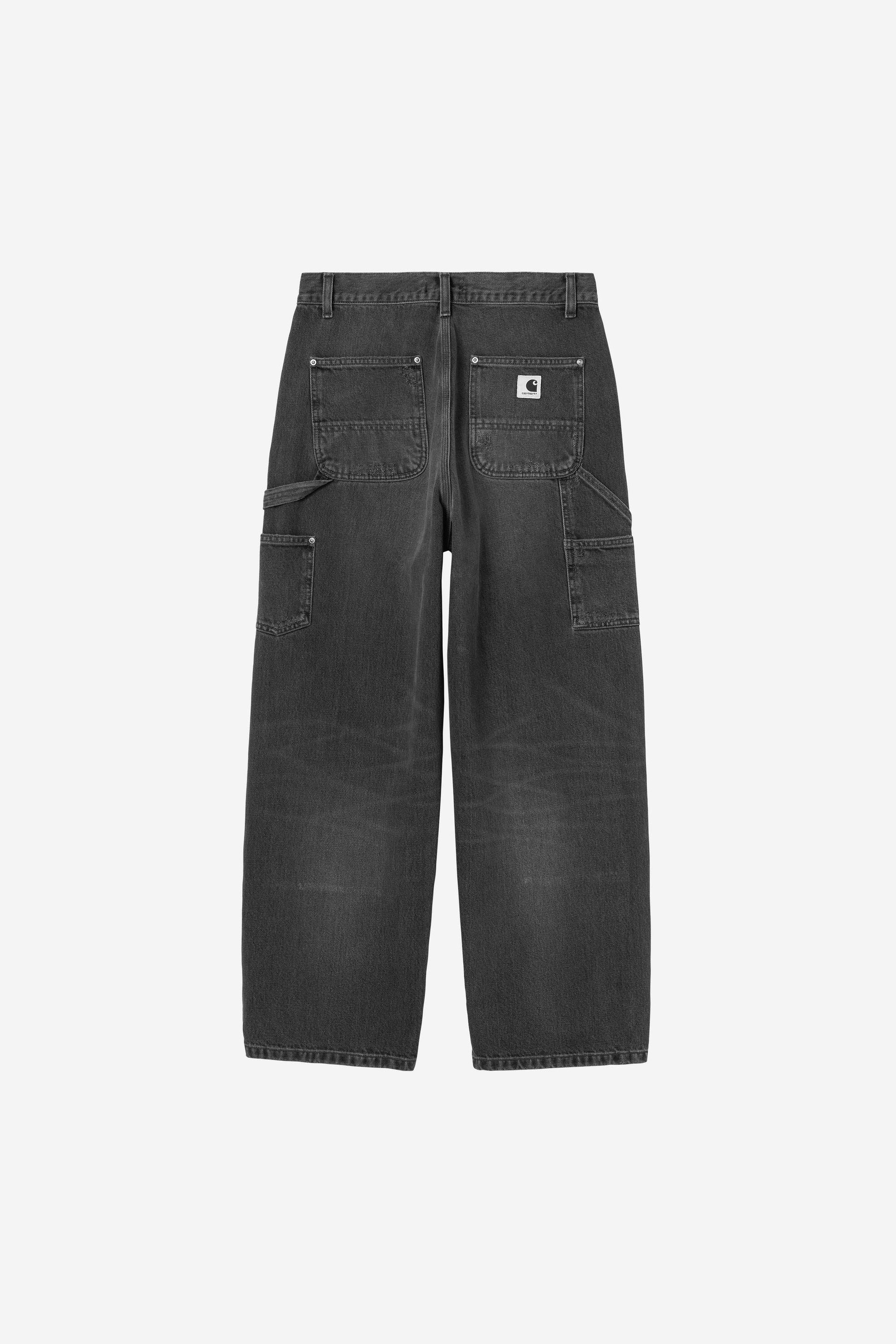 Brandon Double Knee Pant Black (Grind Wash)