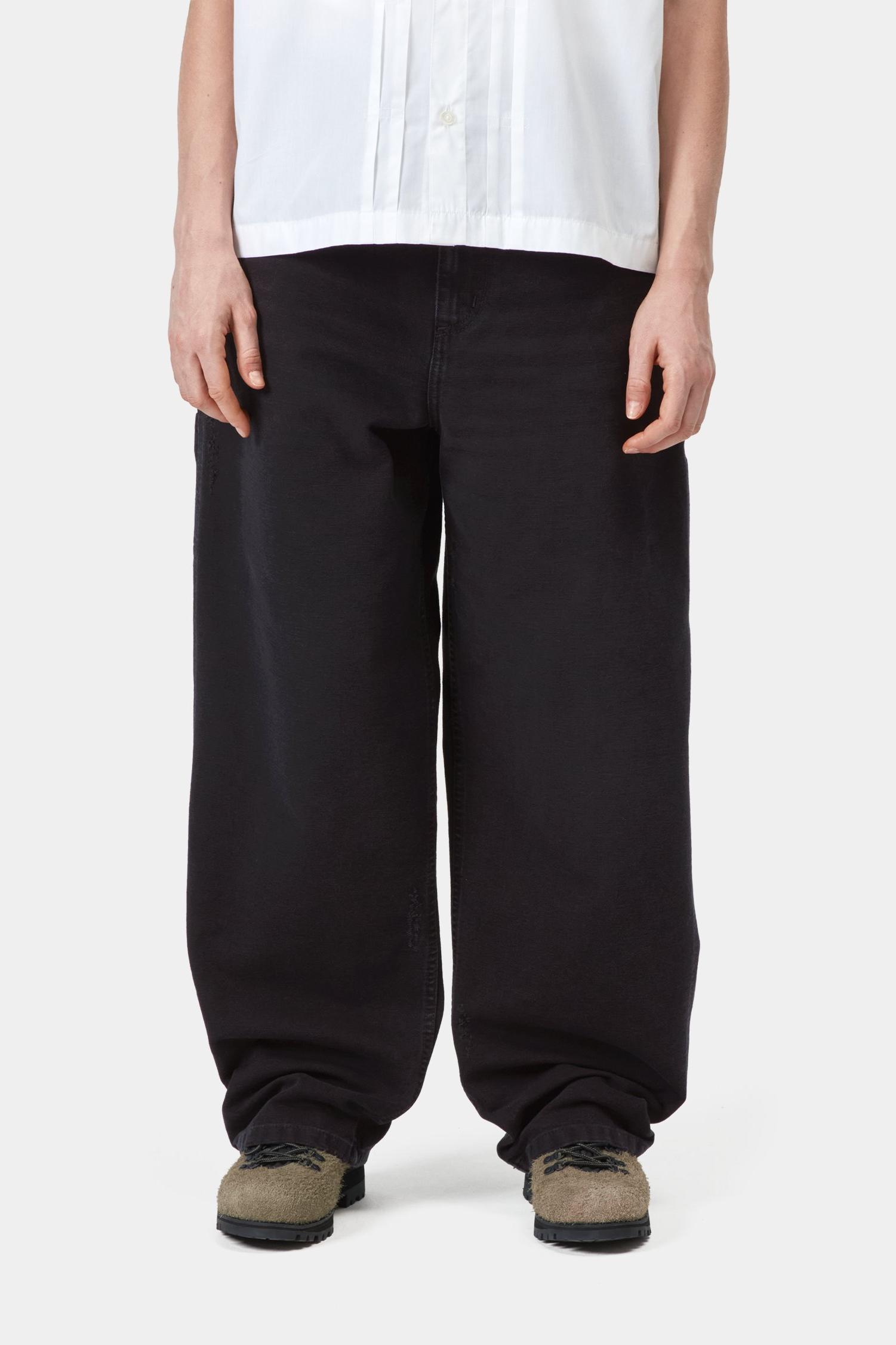 Brandon Single Knee Pant - Canvas Black (Grind Wash)