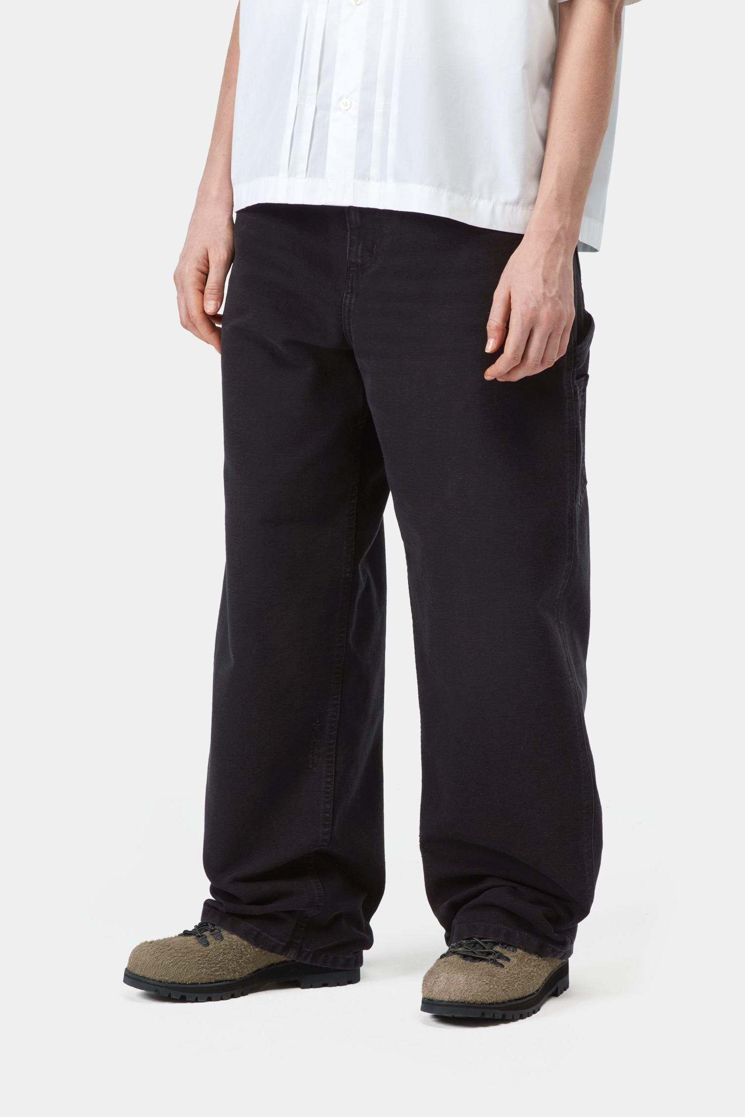 Brandon Single Knee Pant - Canvas Black (Grind Wash)