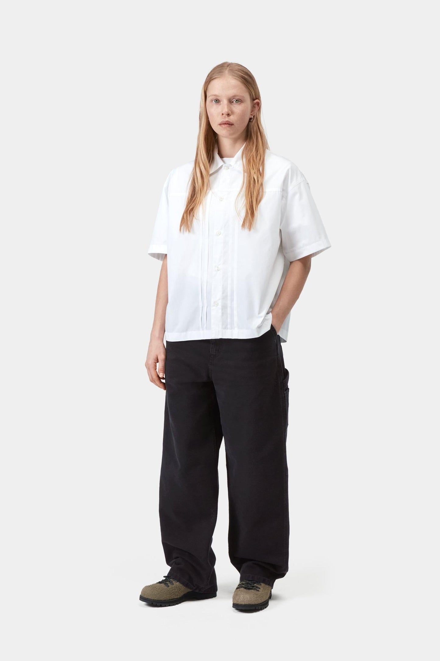 Brandon Single Knee Pant - Canvas Black (Grind Wash)