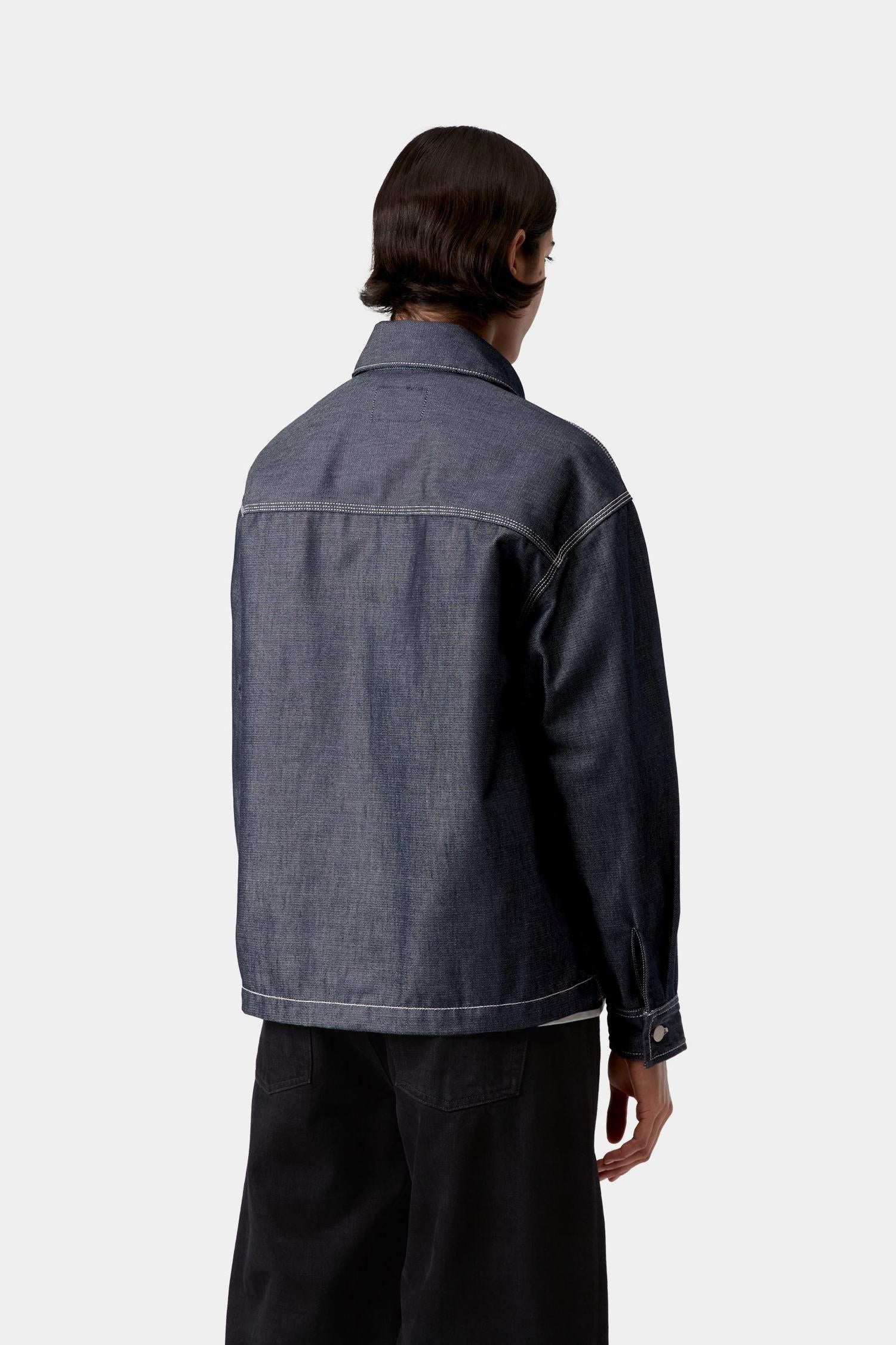 Louis Shirt Jacket Blue (Rigid)