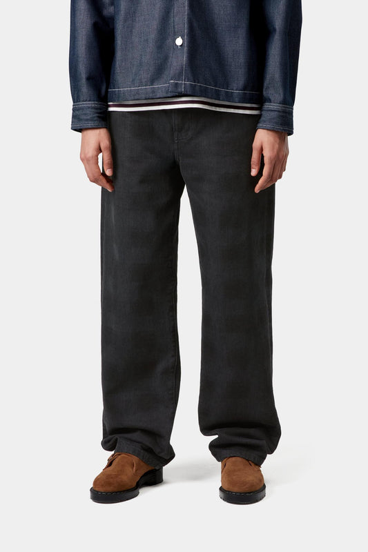 Everson Pant Black (Stone Washed)