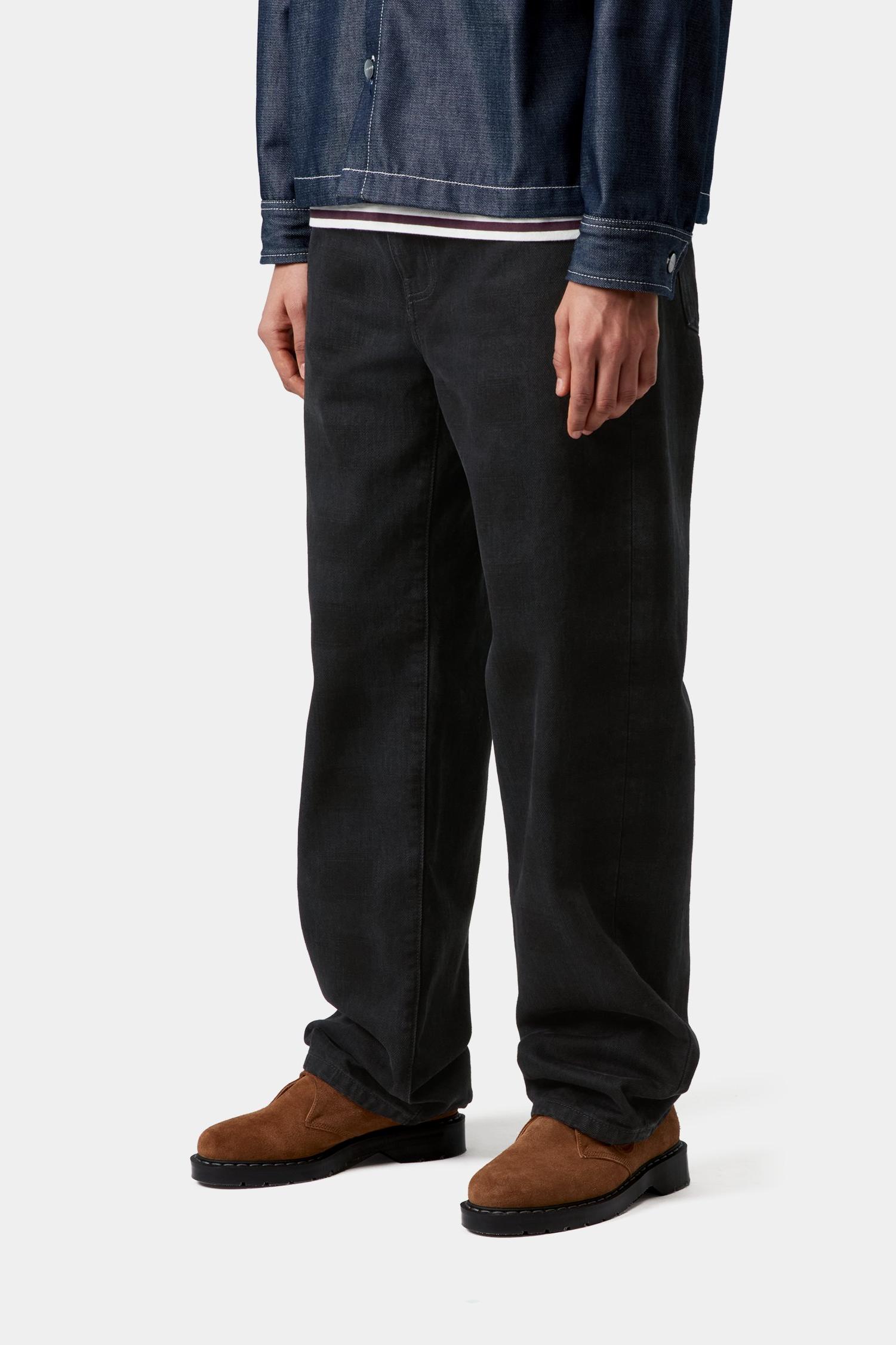 Everson Pant Black (Stone Washed)