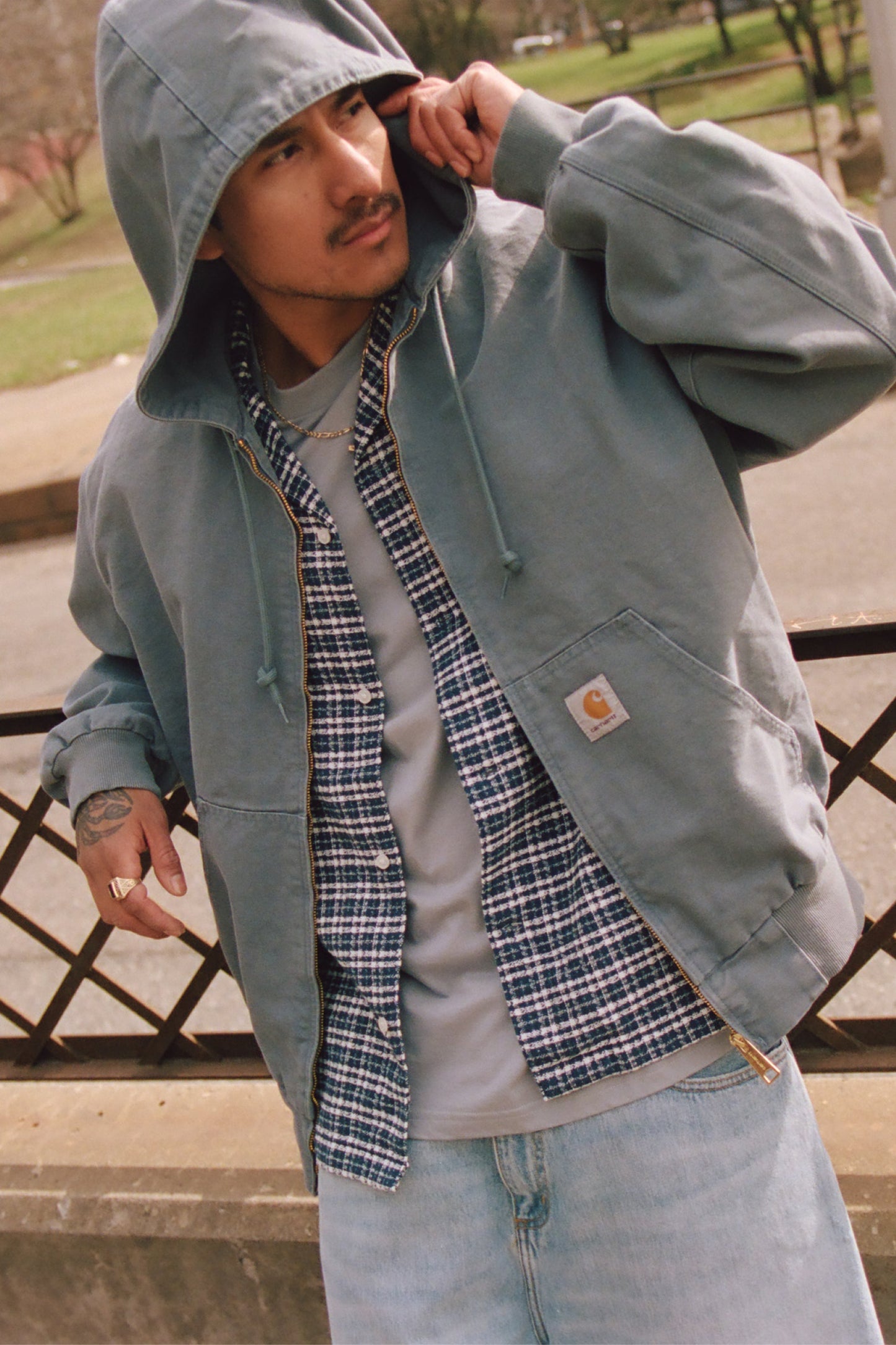 OG Active Jacket (Spring) - Stone Canvas Cozy Blue