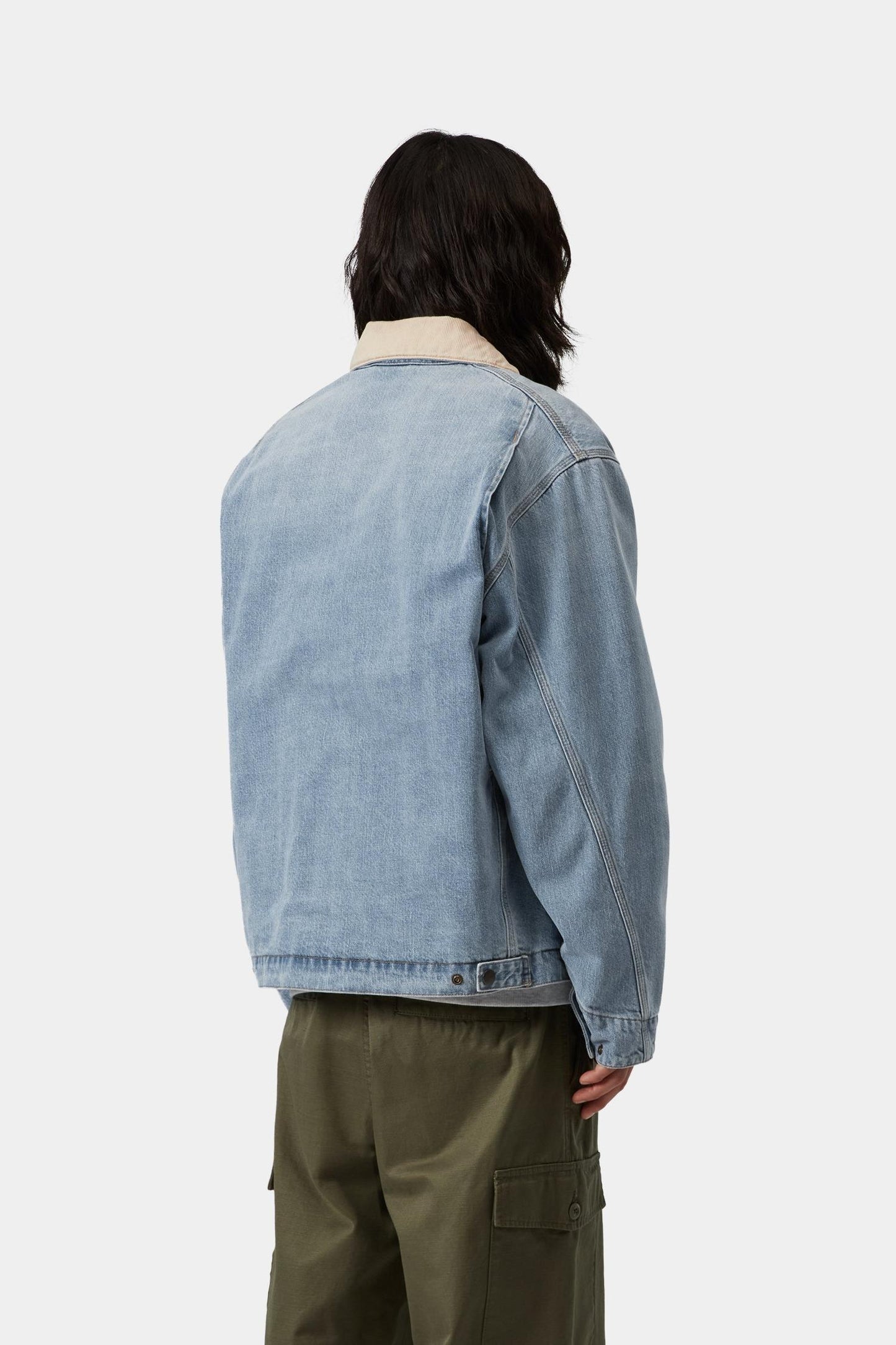 OG Detroit Jacket - Camano Denim (Spring) Blue / Dusty Hamilton Brown (Burst Washed)