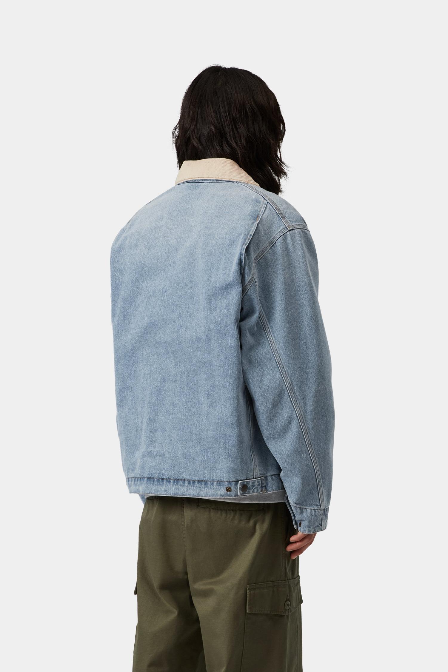 OG Detroit Jacket - Camano Denim (Spring) Blue / Dusty Hamilton Brown (Burst Washed)