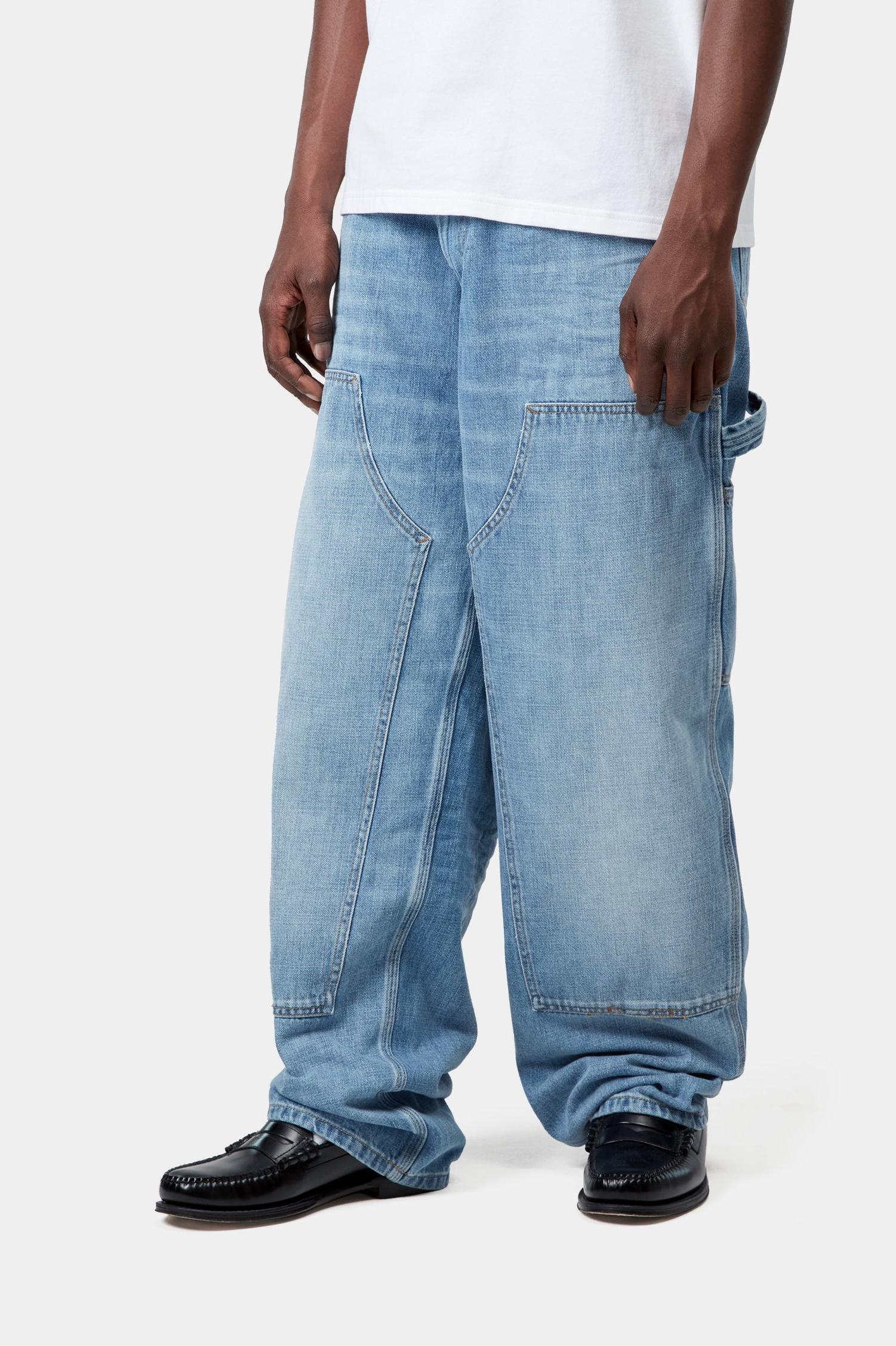 OG Double Knee Pant Blue (Burst Washed)