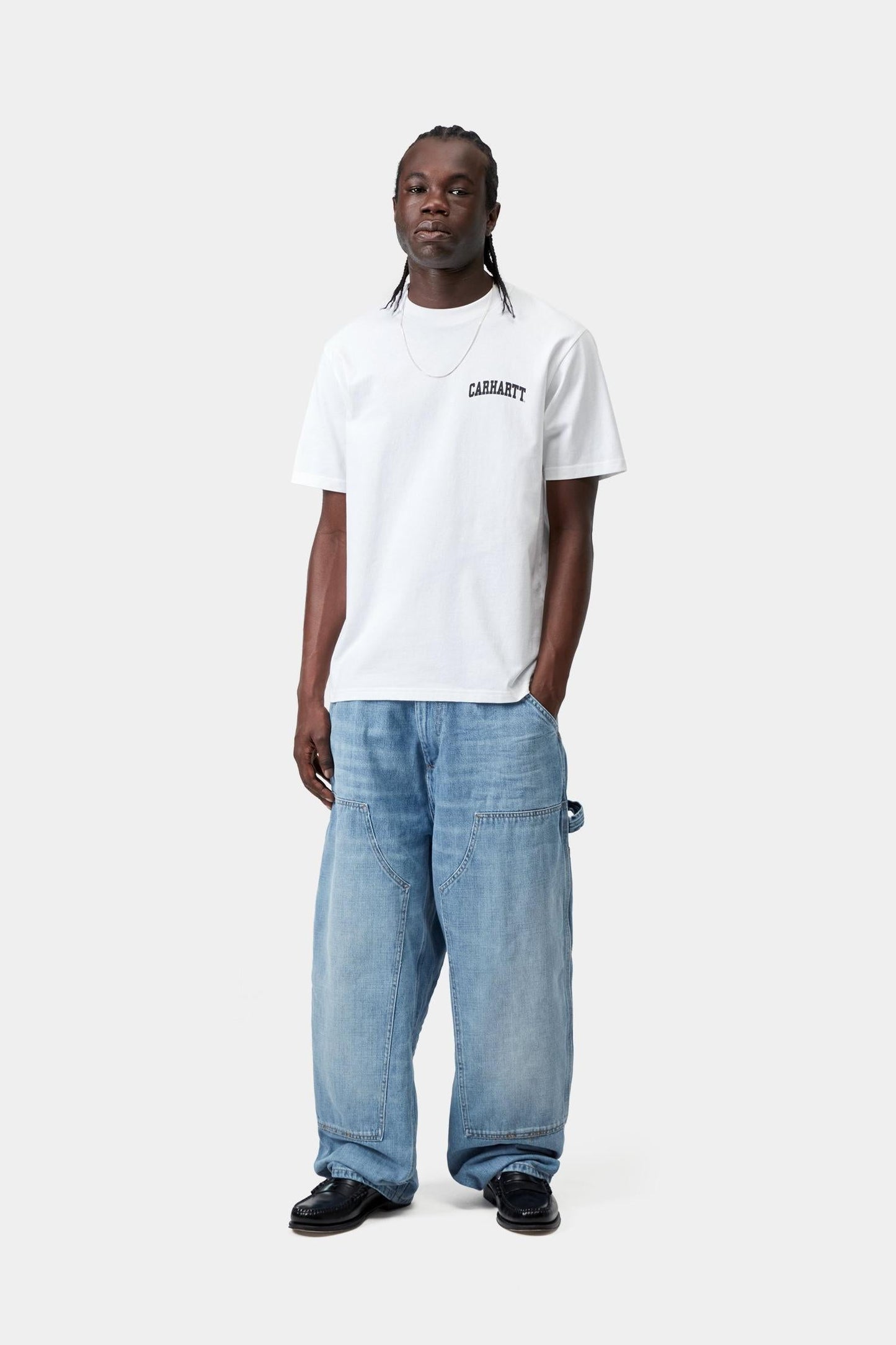 OG Double Knee Pant Blue (Burst Washed)