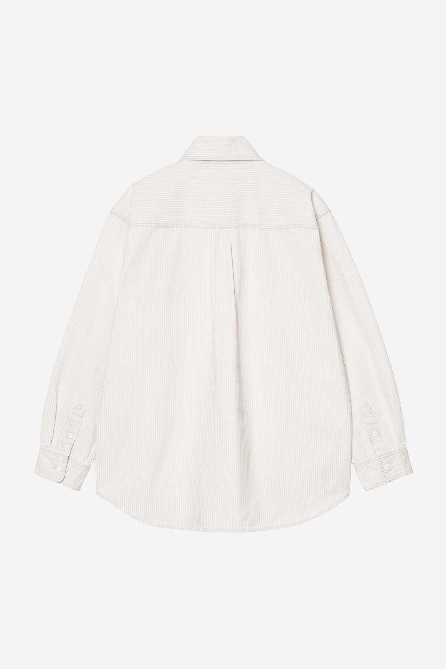 Mercer Stripe Shirt Jacket Graphite / Wax (Bleached)
