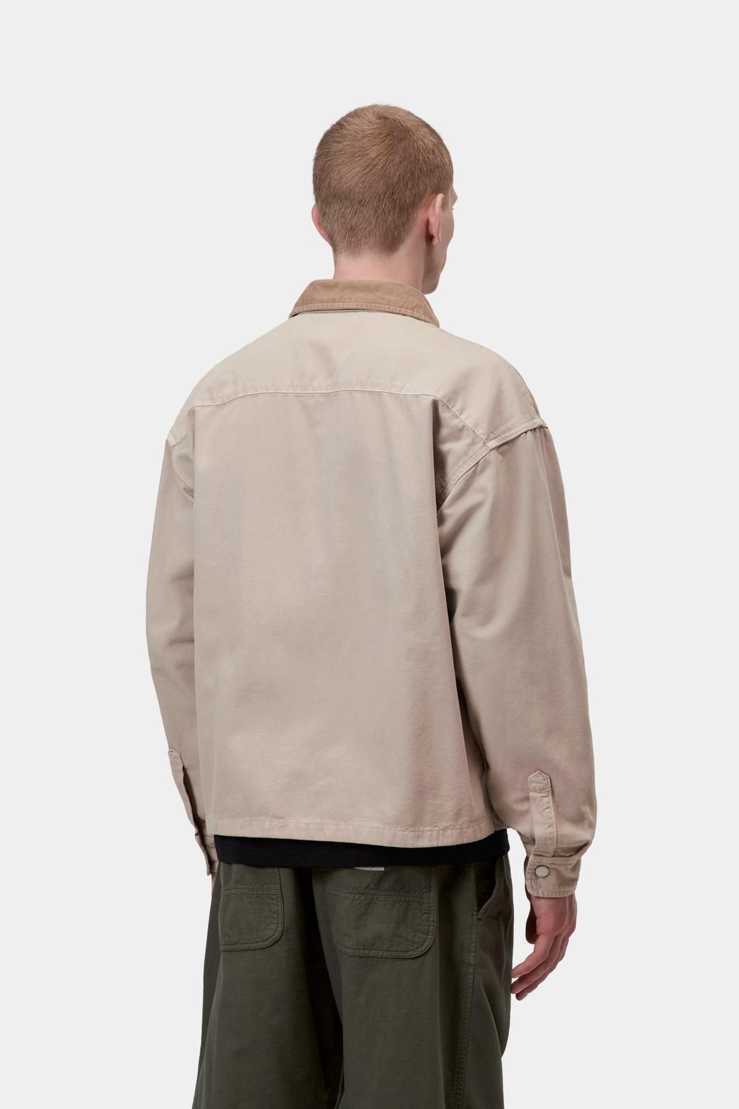Prescott Shirt Jacket String / Leather (Garment Dyed)