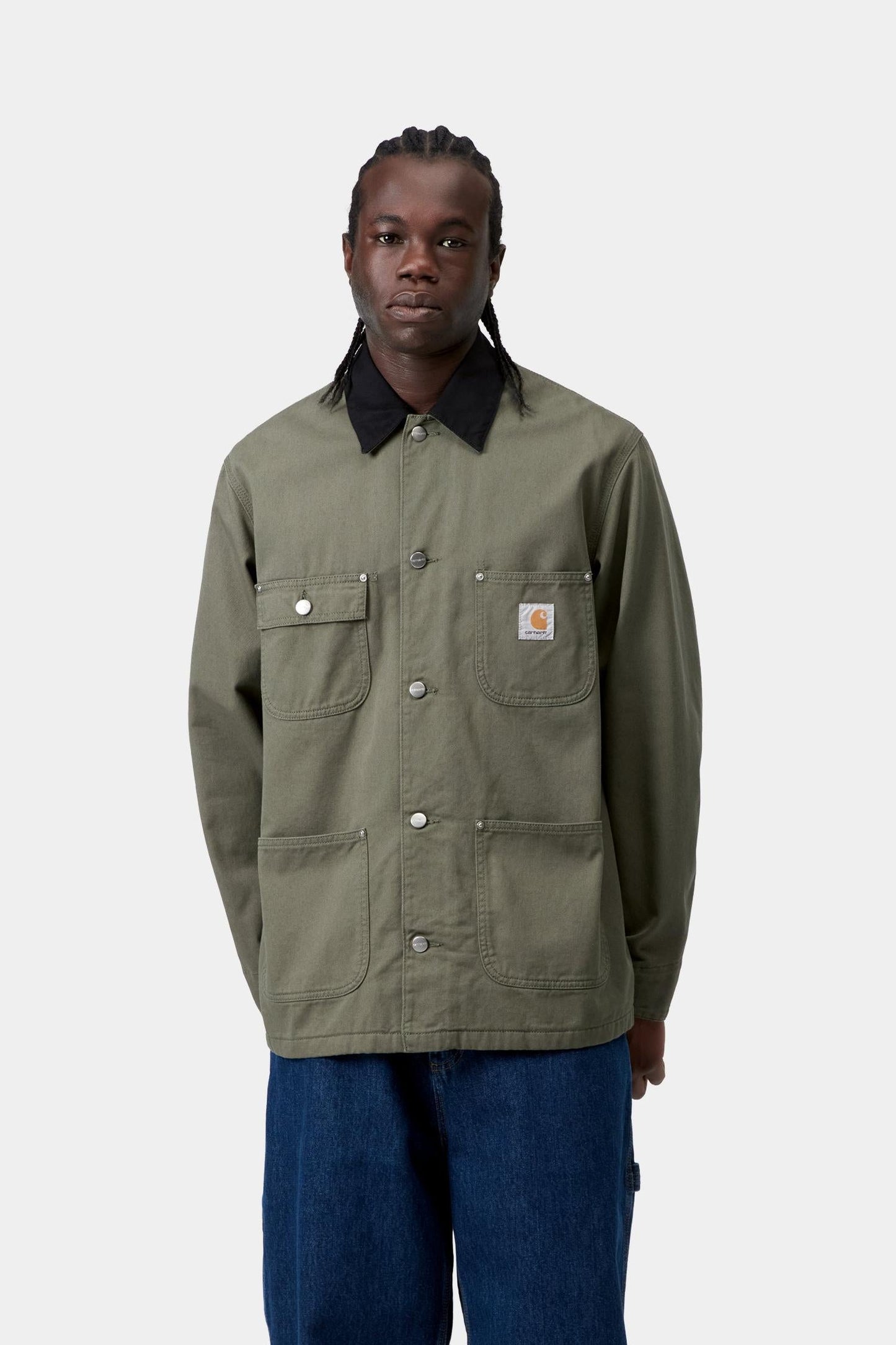 OG Chore Coat -Twill (Spring) Leaf / Black