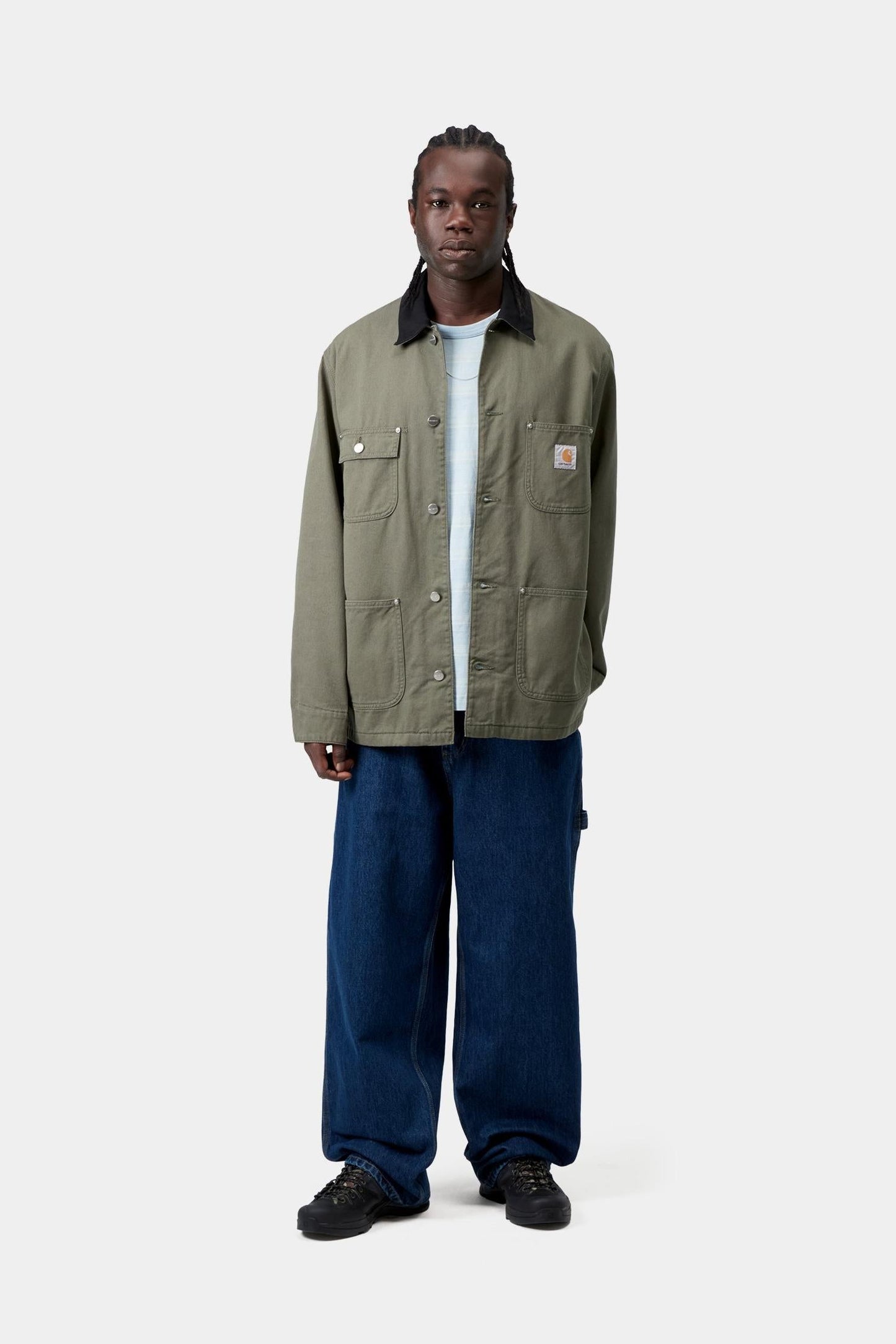 OG Chore Coat -Twill (Spring) Leaf / Black