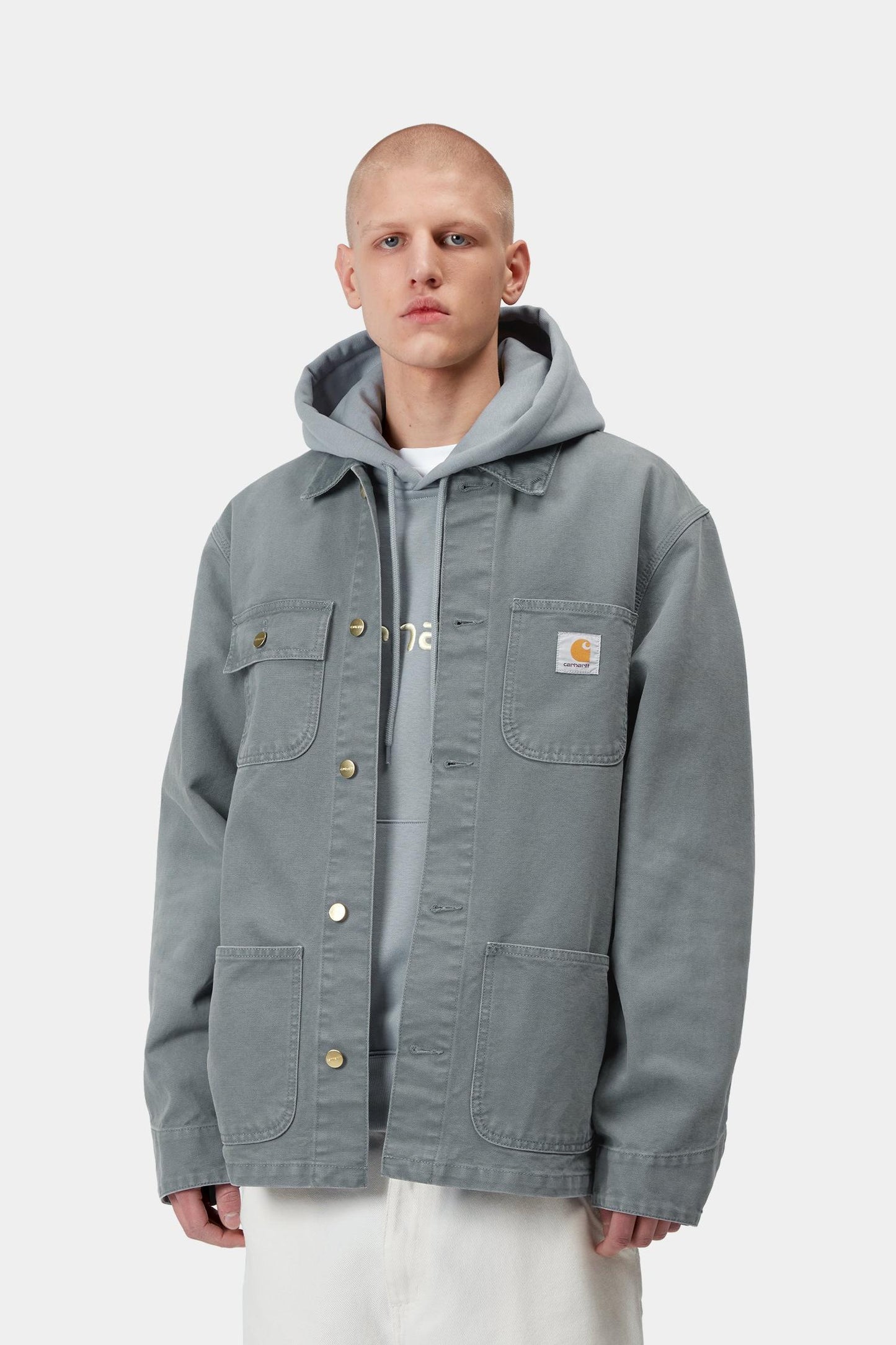 Michigan Coat (Spring) - Stone Canvas Cozy Blue / Cozy Blue