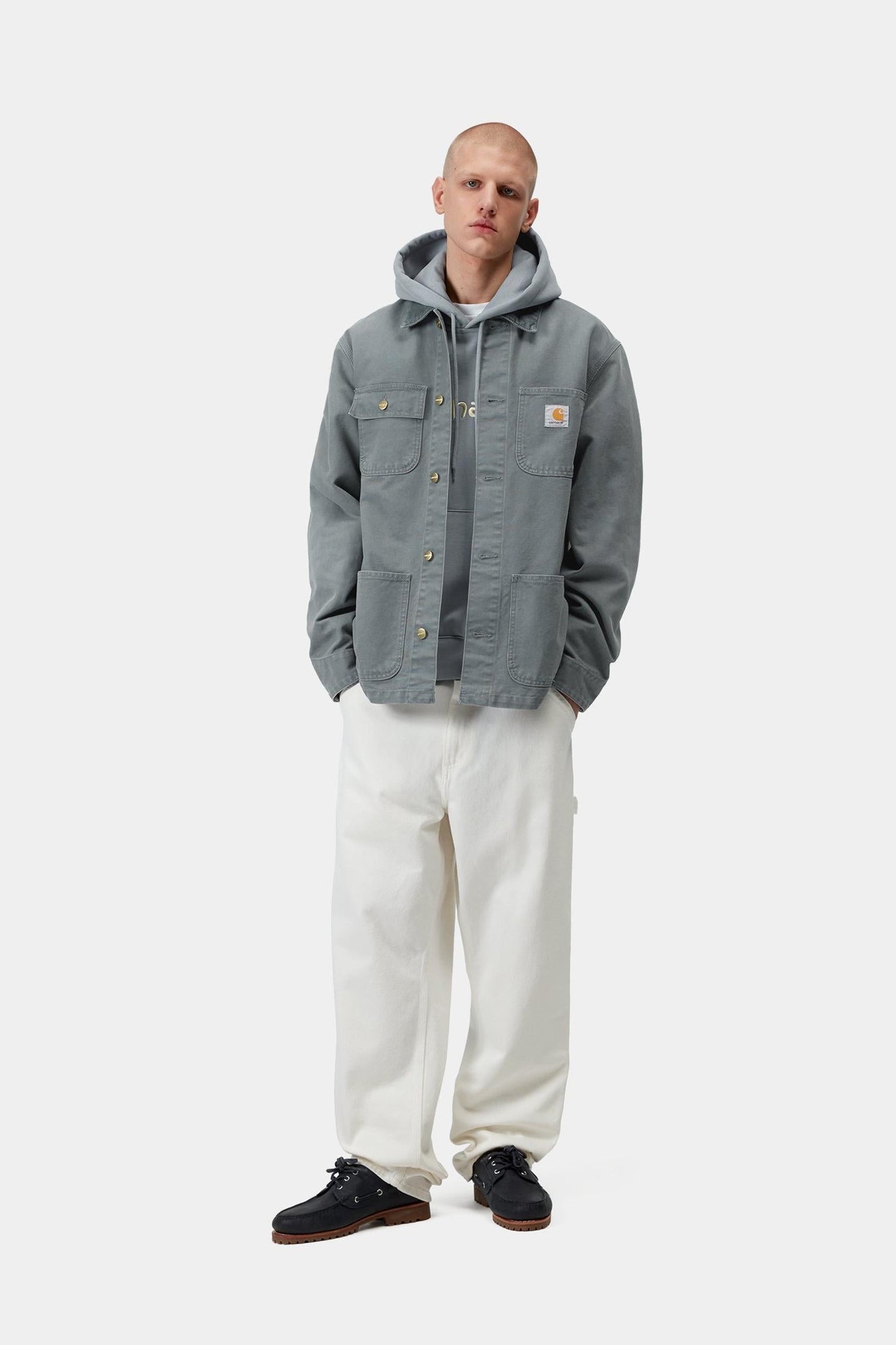 Michigan Coat (Spring) - Stone Canvas Cozy Blue / Cozy Blue
