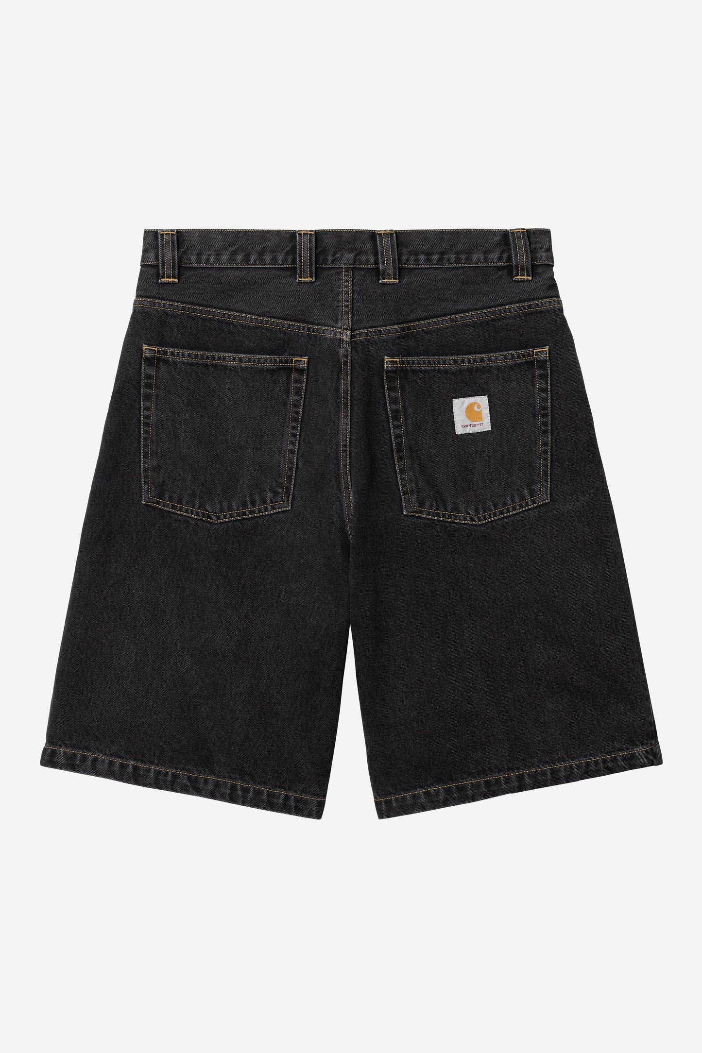 Brandon Short Black (Stone Washed)