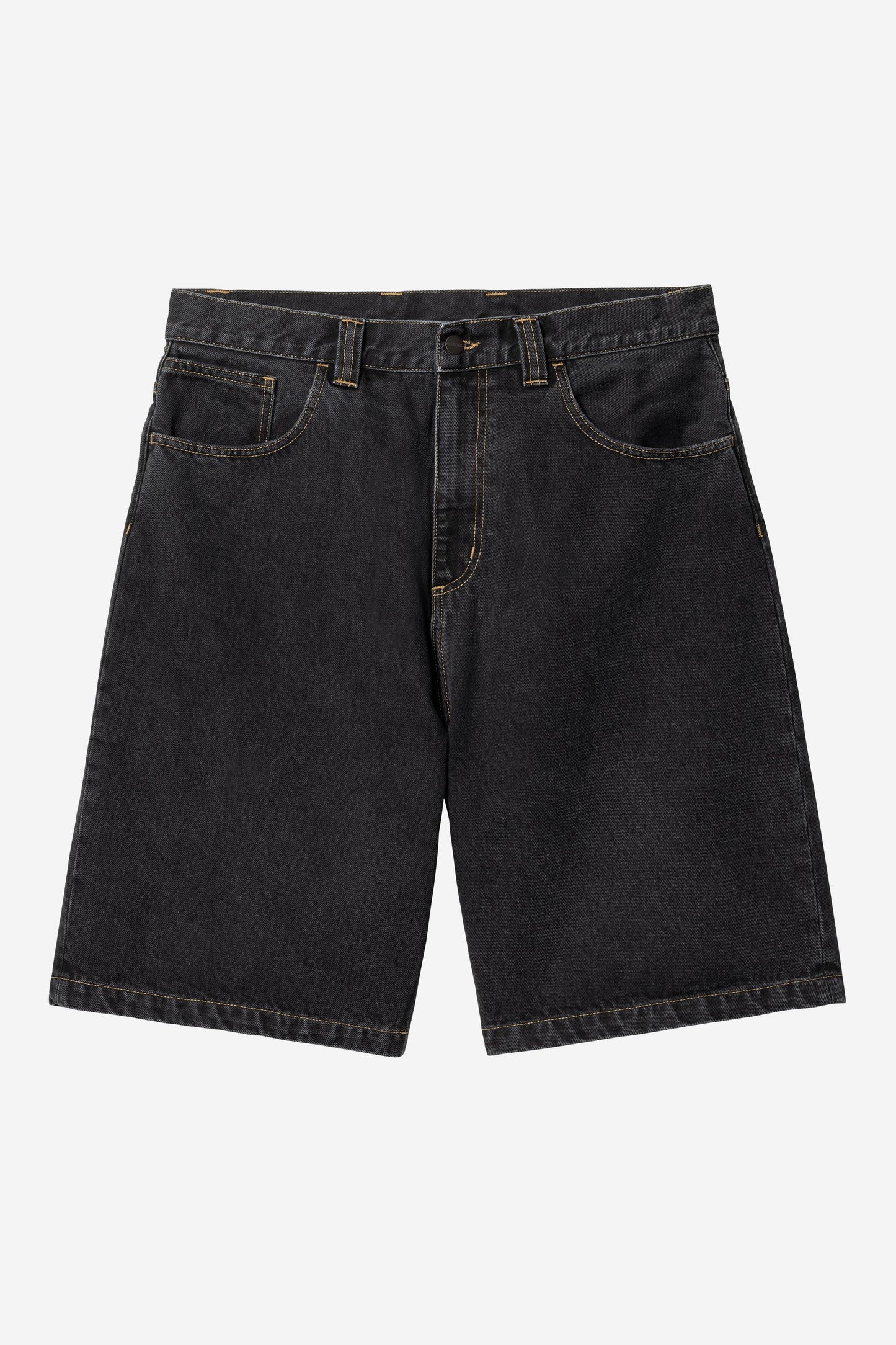 Brandon Short Black (Stone Washed)
